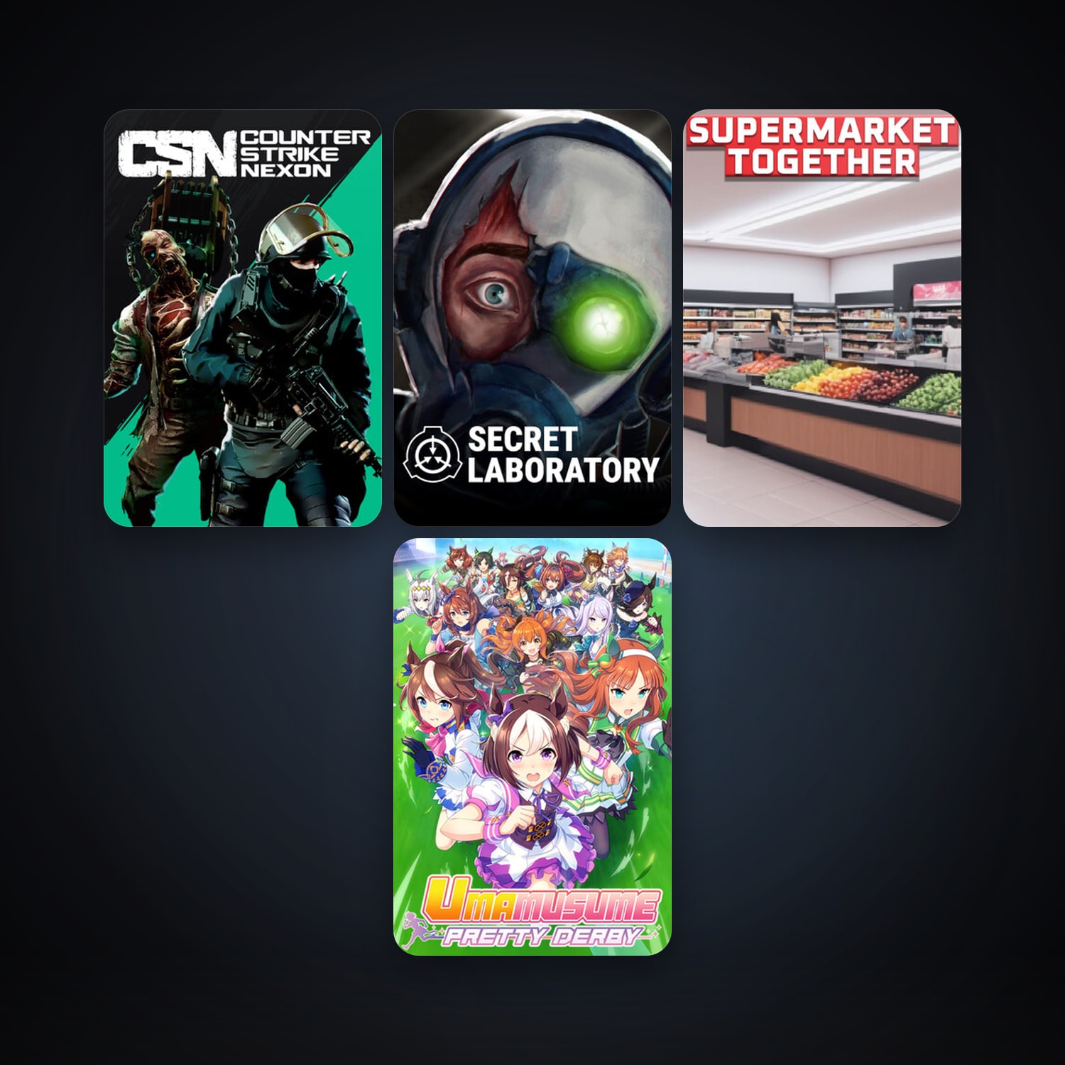 Counter-Strike Nexon: Studio + SCP: Secret Laboratory, 7 games, clean — HabibiAccounts