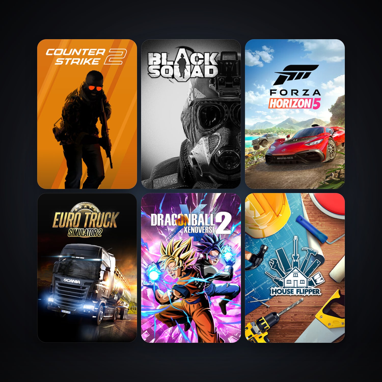 CS2 Prime + Euro Truck Simulator 2, 40 games, clean — HabibiAccounts