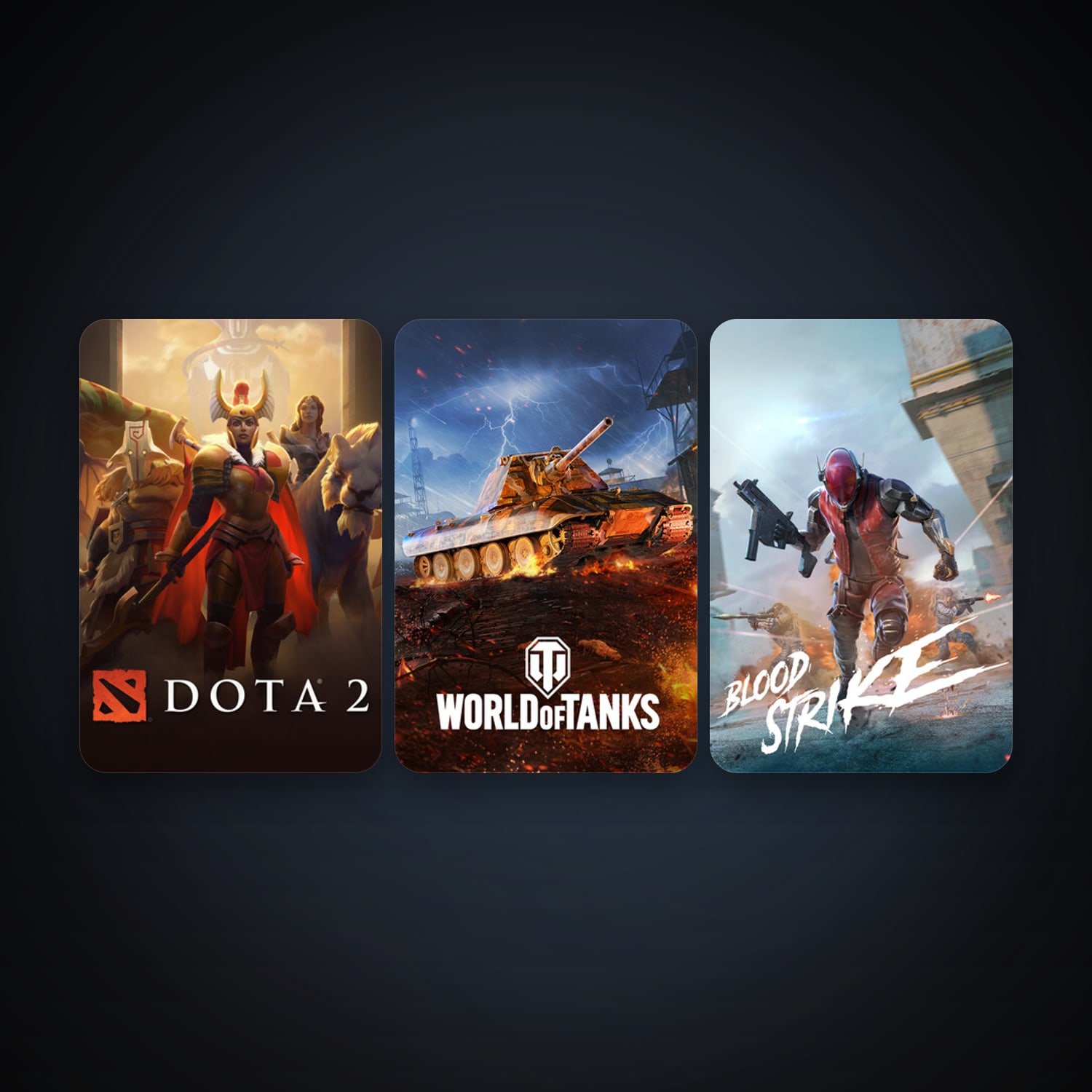 Dota 2 + World of Tanks, 9 games, clean — HabibiAccounts