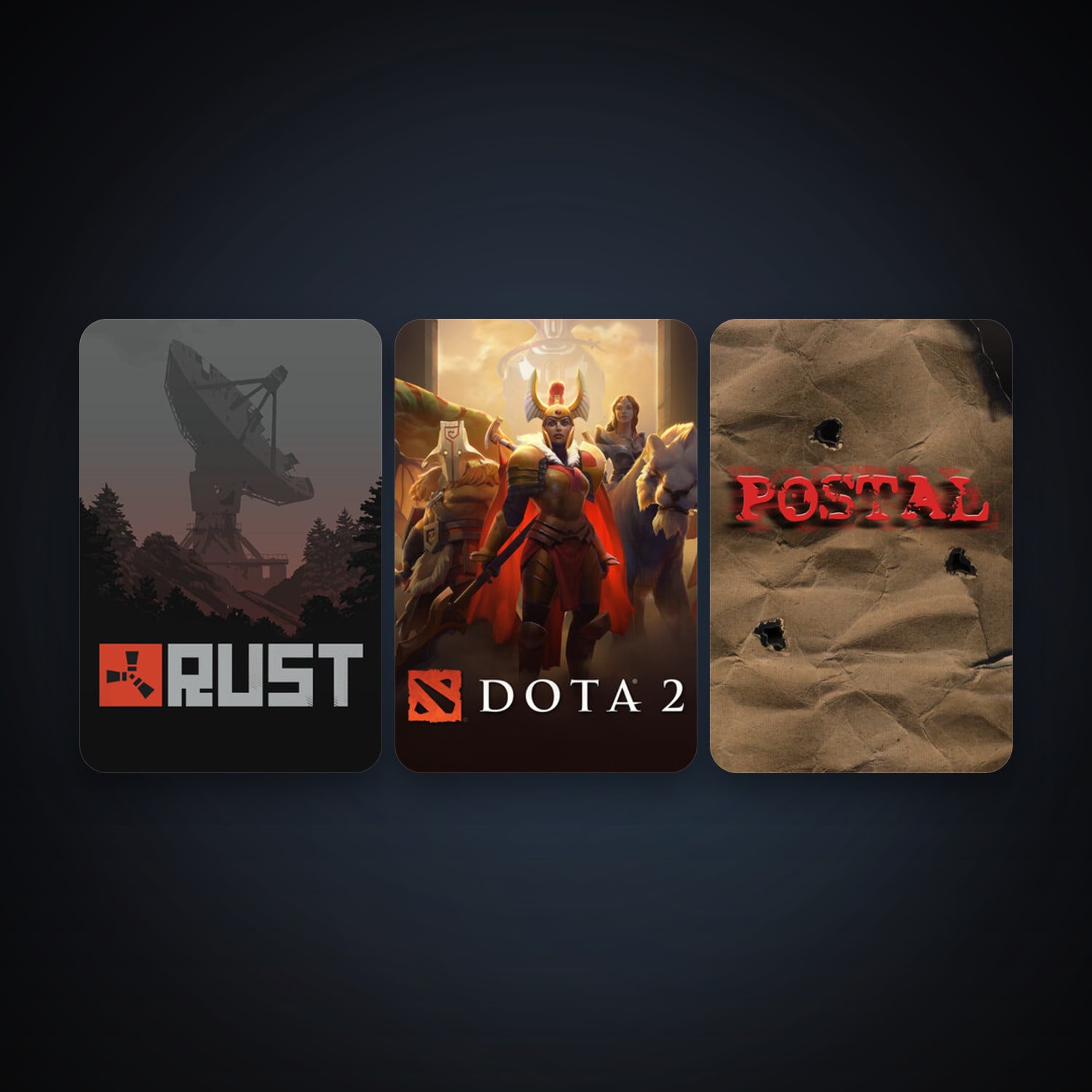 Dota 2 + POSTAL, 5 games, clean — HabibiAccounts