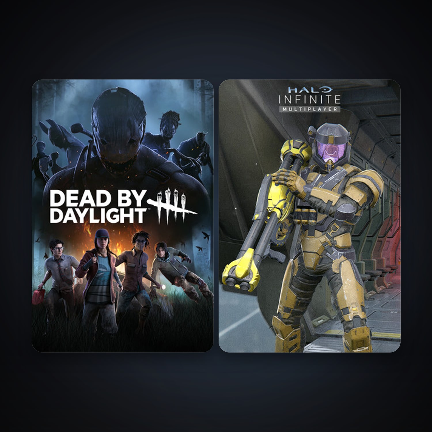 Dead by Daylight + Halo Infinite, 2 games, clean — HabibiAccounts