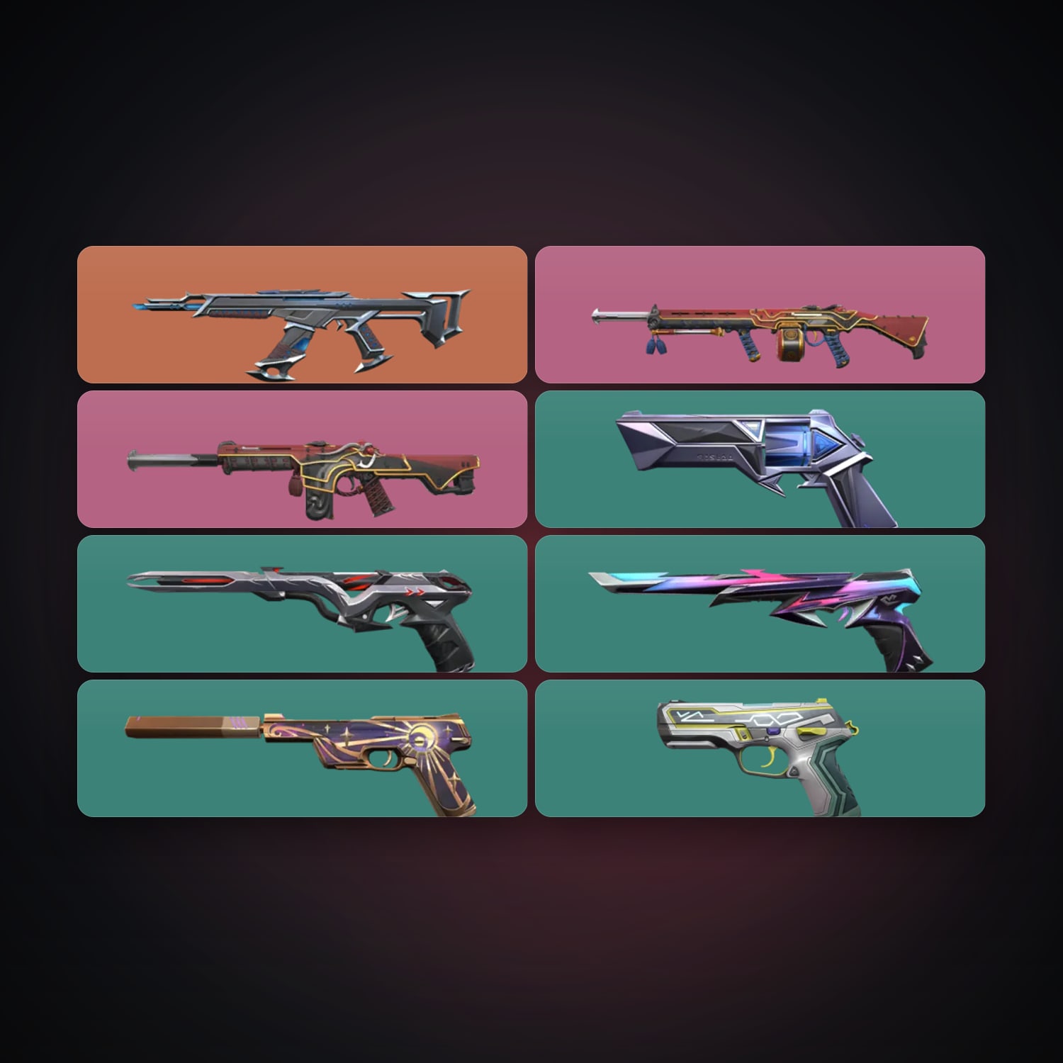 AP Silver 2 locker — 8 skins, lvl 134 — HabibiAccounts