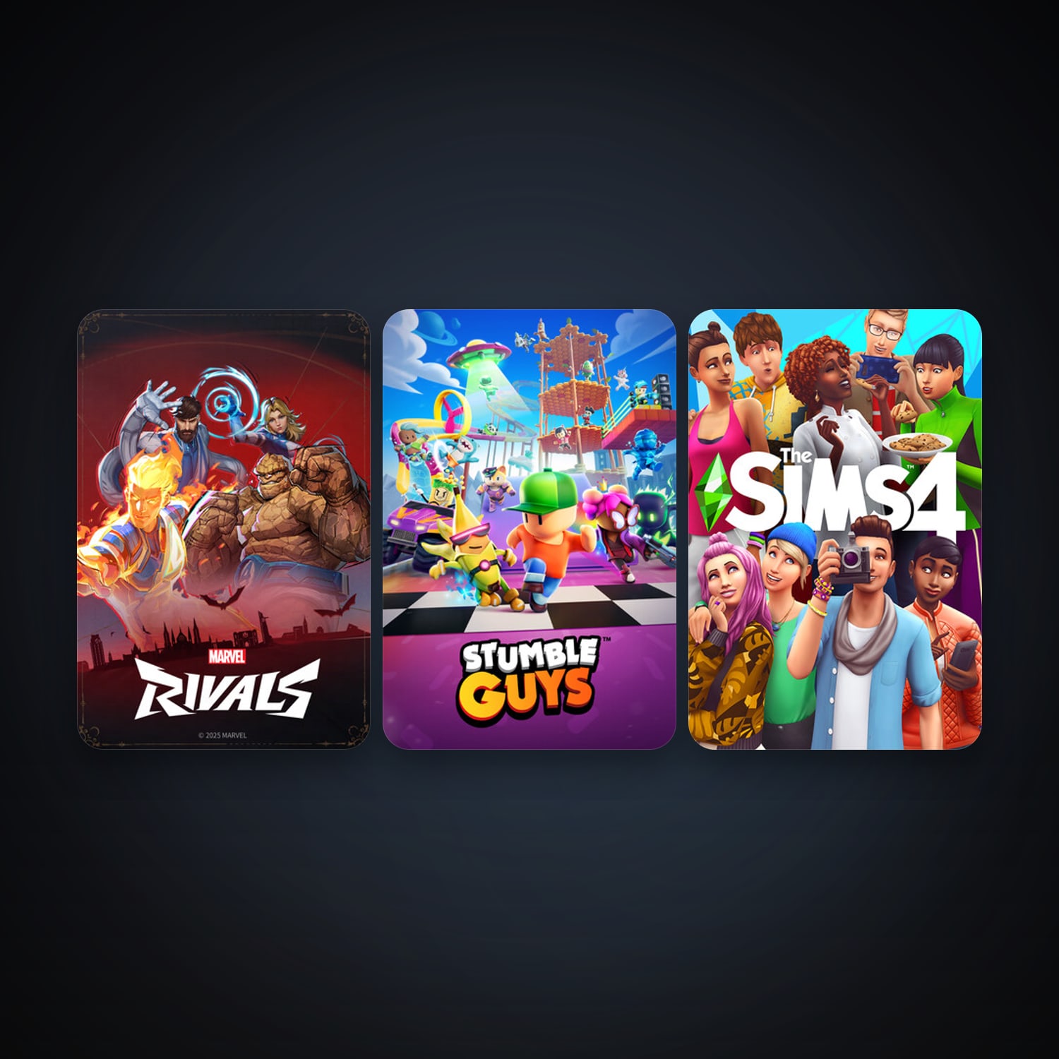 The Sims 4 + Stumble Guys, 4 games, clean — HabibiAccounts