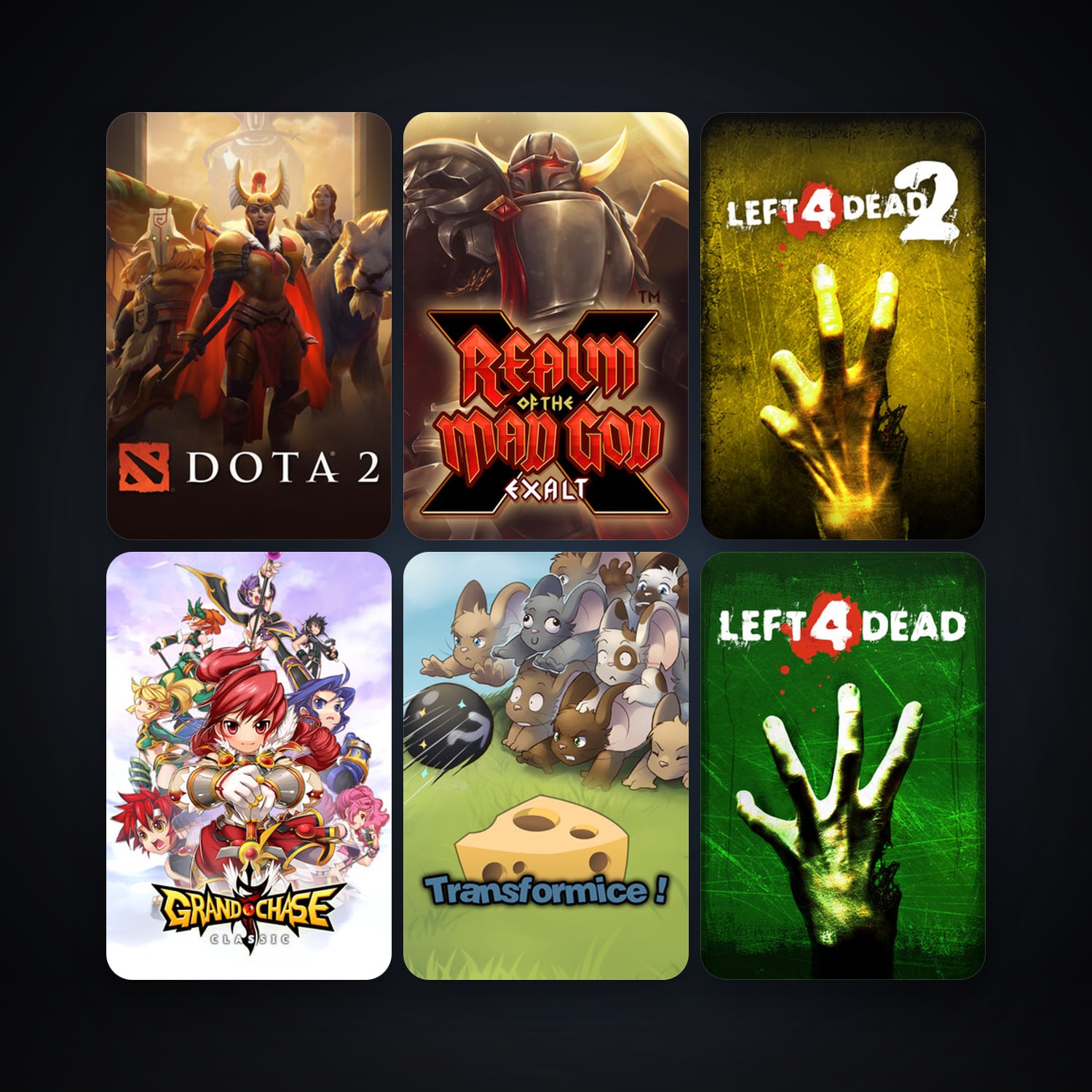 Left 4 Dead + Left 4 Dead 2, 16 games, clean — HabibiAccounts