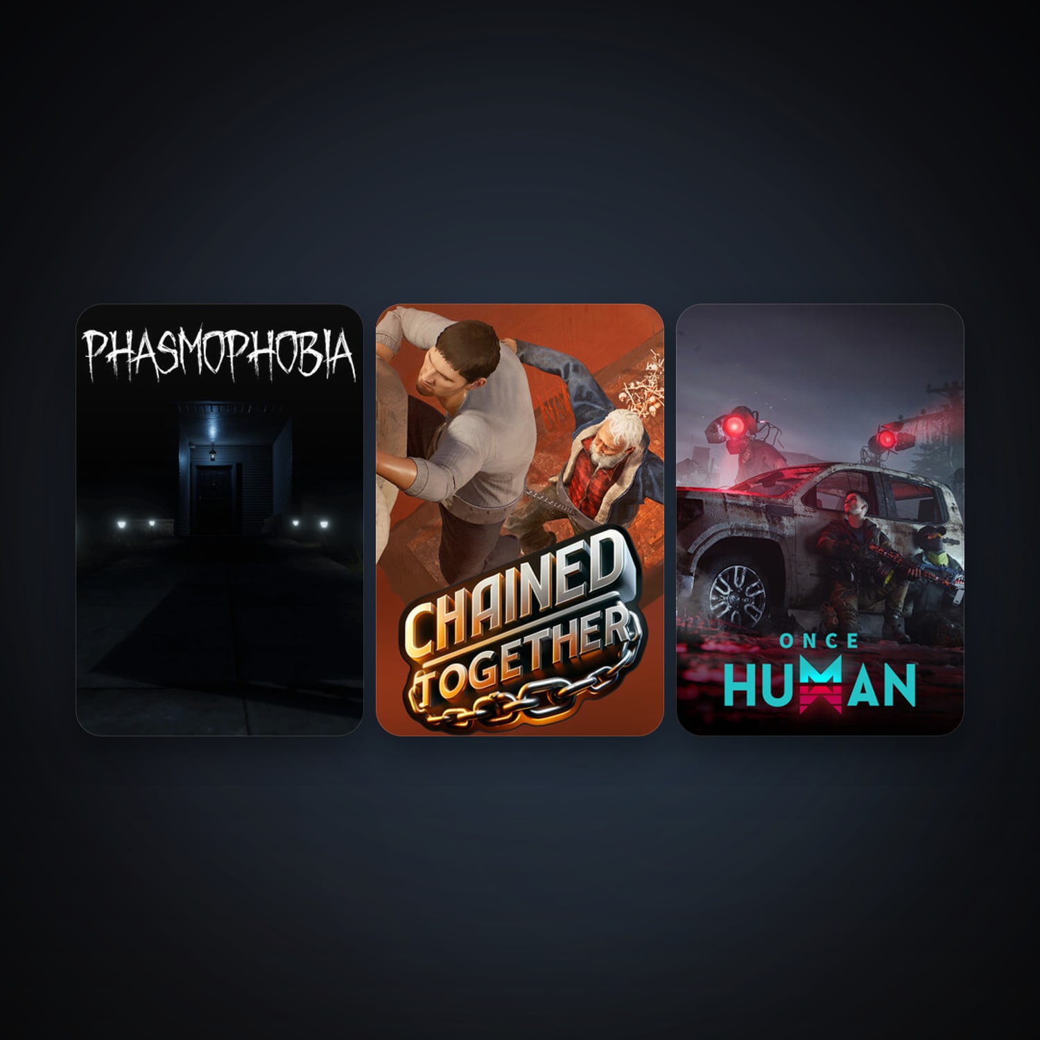 Phasmophobia + Once Human, 10 games, clean — HabibiAccounts