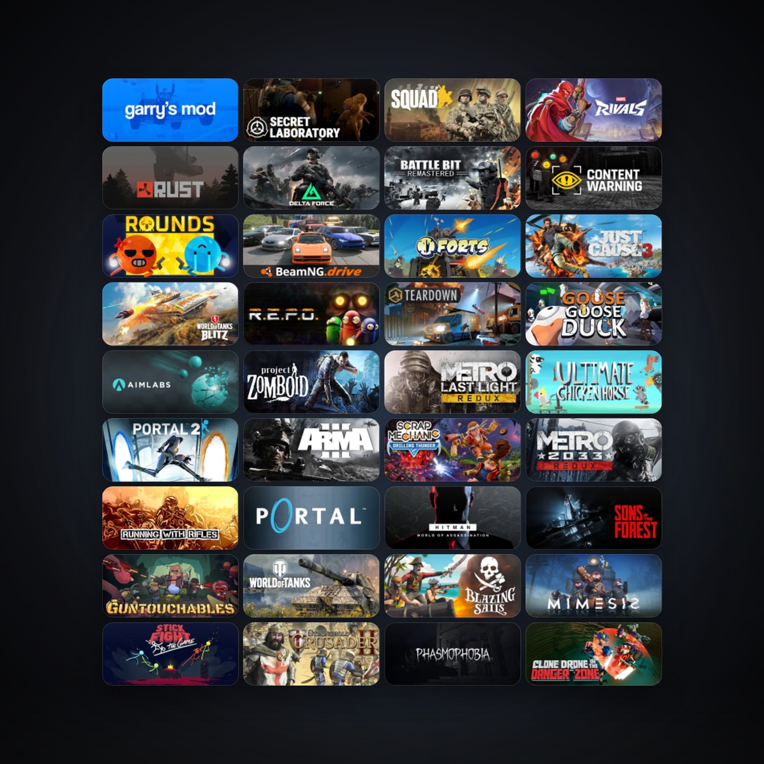 Steam 107 games, clean — HabibiAccounts