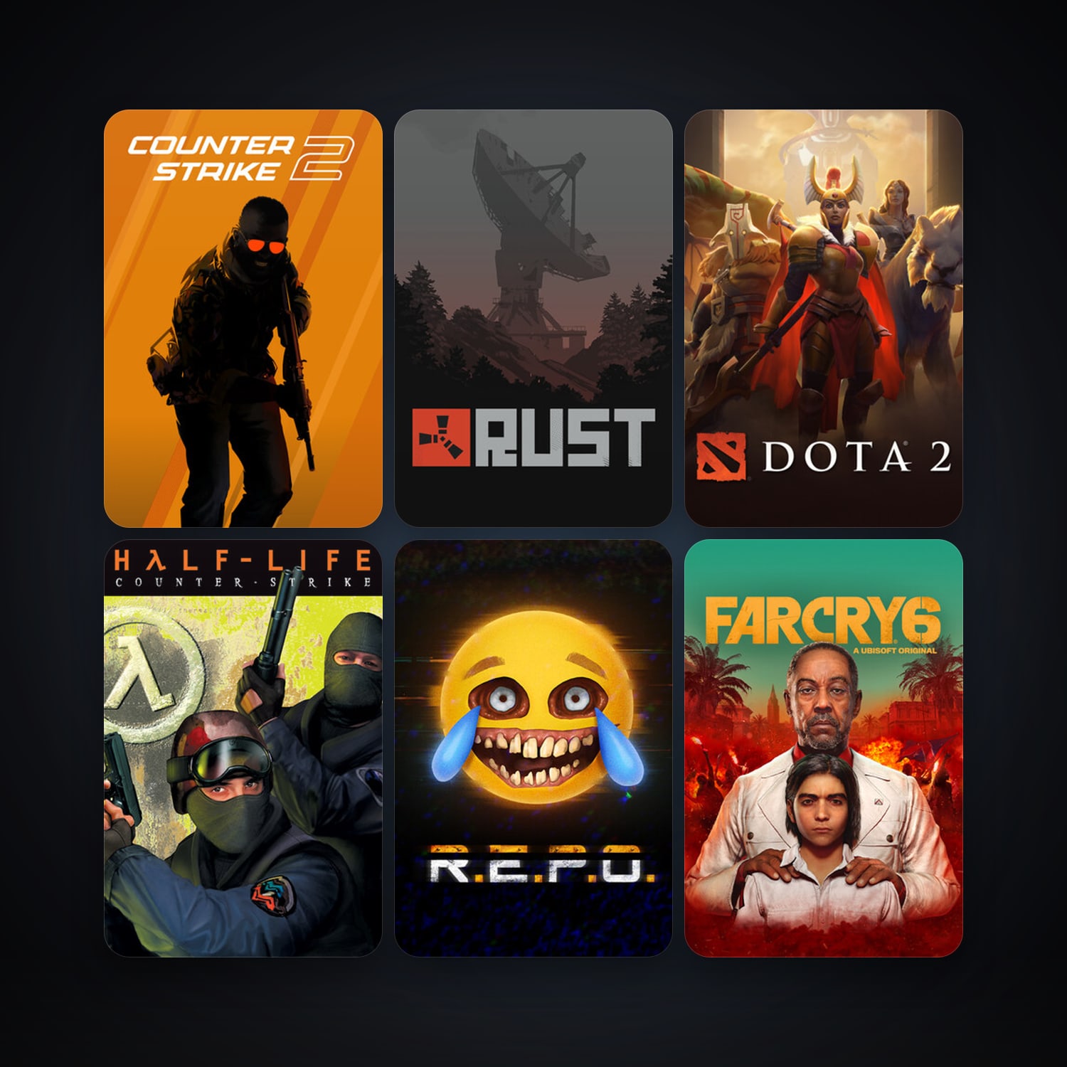 Counter-Strike + Dota 2, 25 games, Steam 16, clean — HabibiAccounts