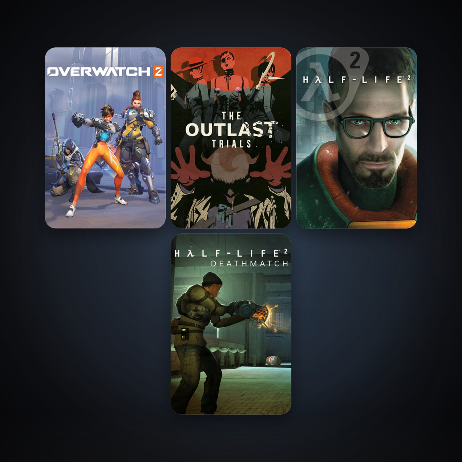 Half-Life 2 + Half-Life 2: Deathmatch, 5 games, clean — HabibiAccounts