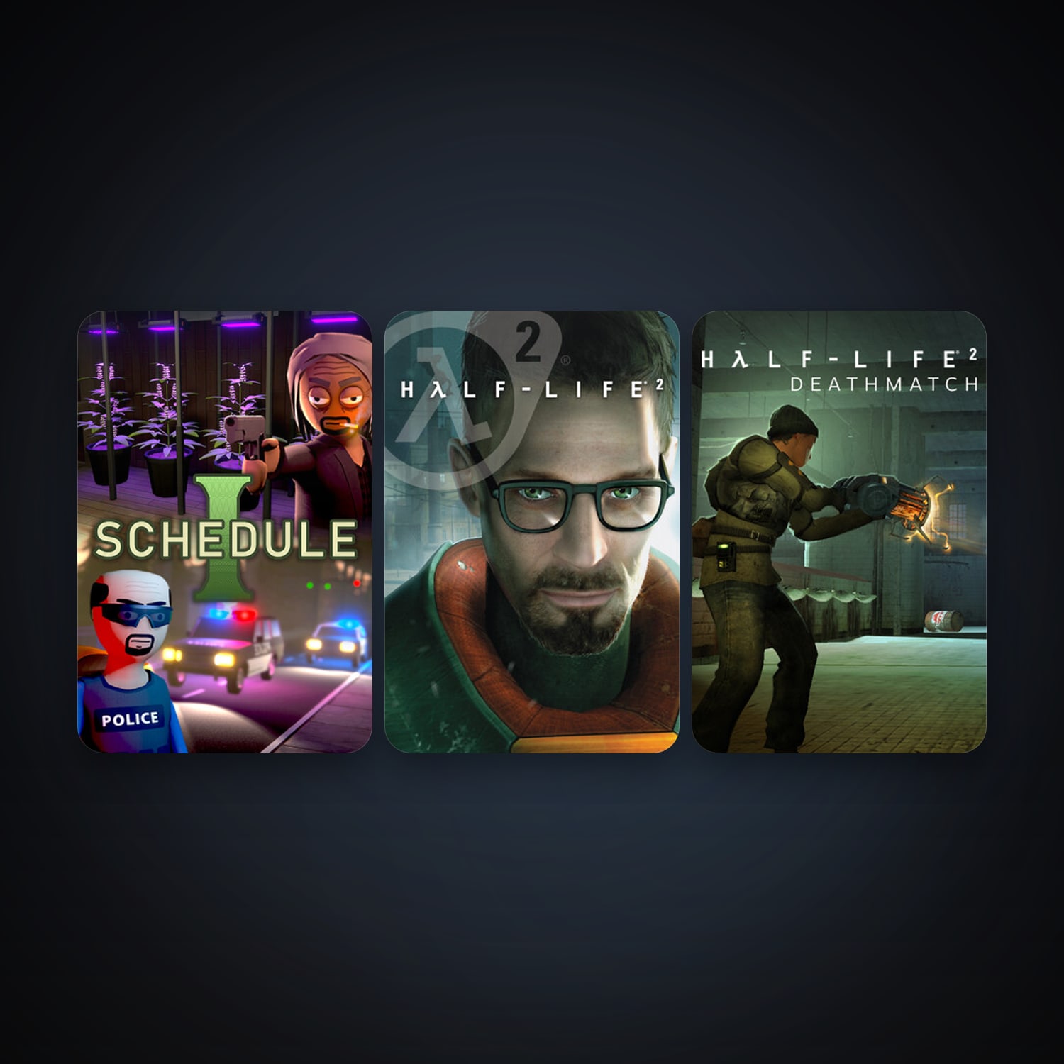 Half-Life 2 + Half-Life 2: Deathmatch, 4 games, clean — HabibiAccounts