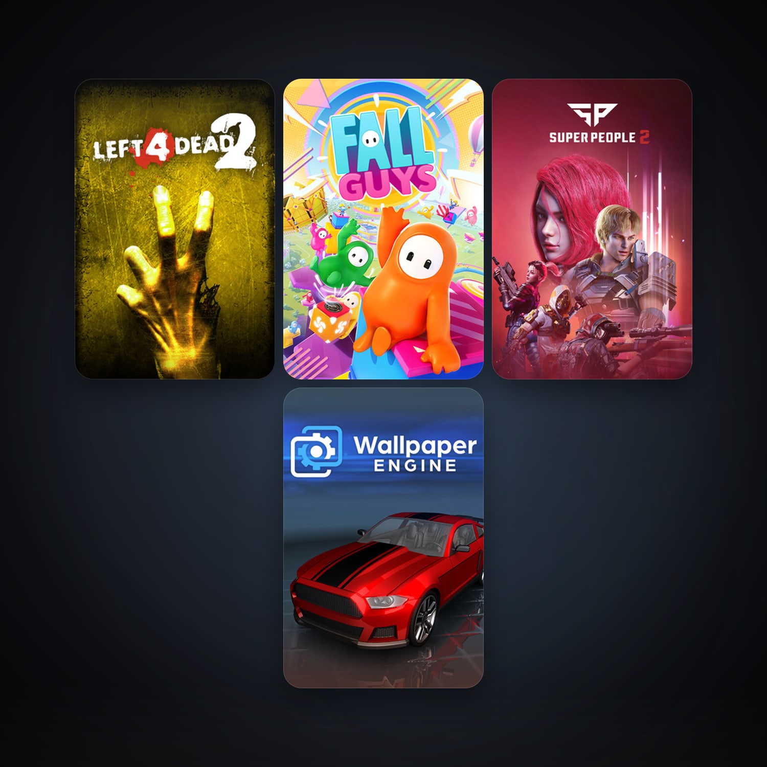 Left 4 Dead 2 + Wallpaper Engine, 5 games, clean — HabibiAccounts
