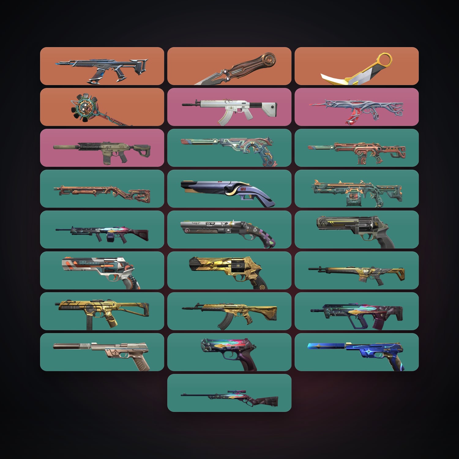 EU Bronze 3 locker — 3 knives, 25 skins, lvl 136 — HabibiAccounts