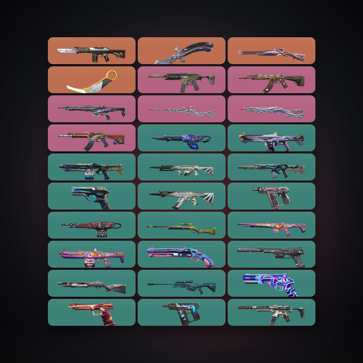 NA locker — 2 knives, 42 skins, lvl 58 — HabibiAccounts