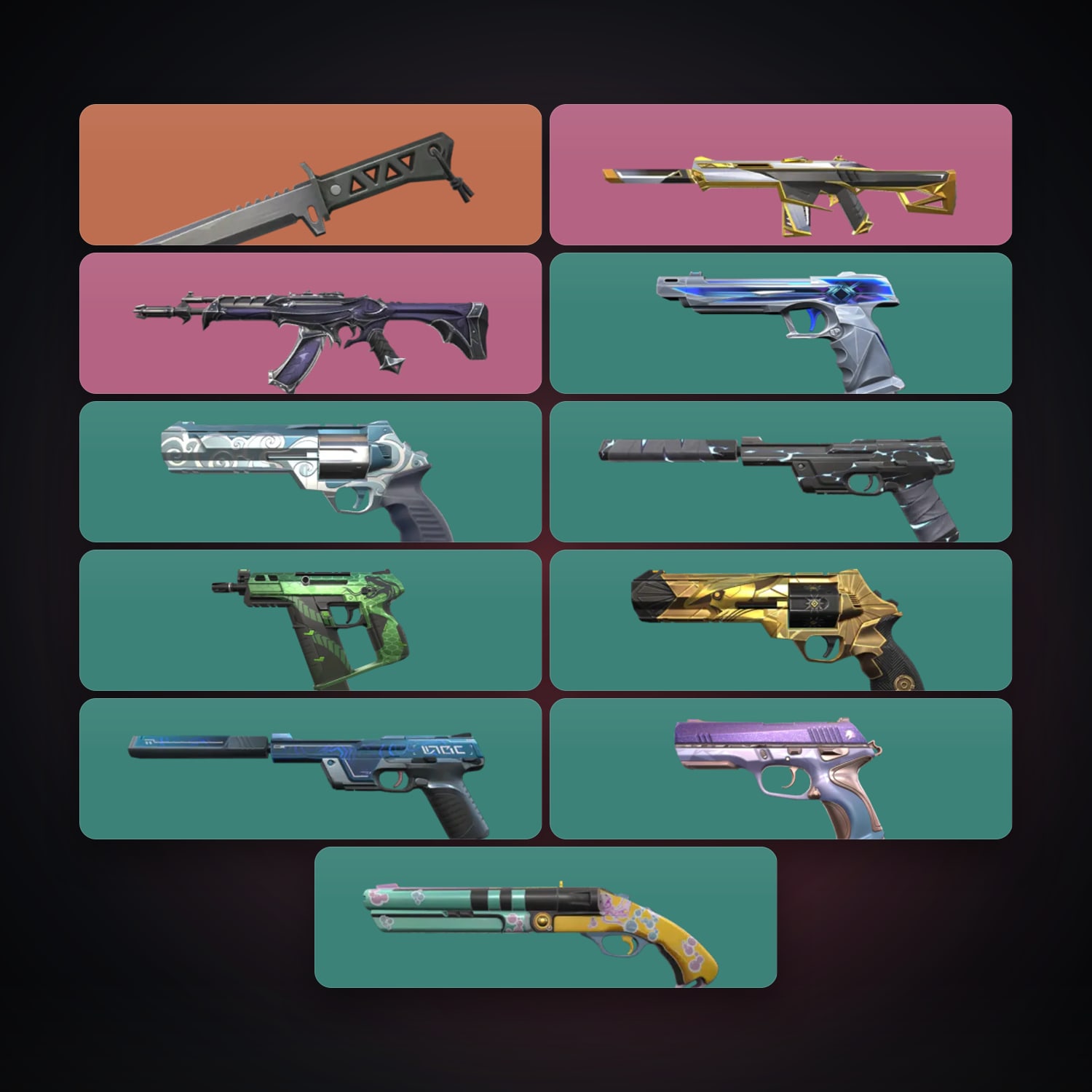 LA Diamond 2 locker — 1 knives, 11 skins, lvl 152 — HabibiAccounts