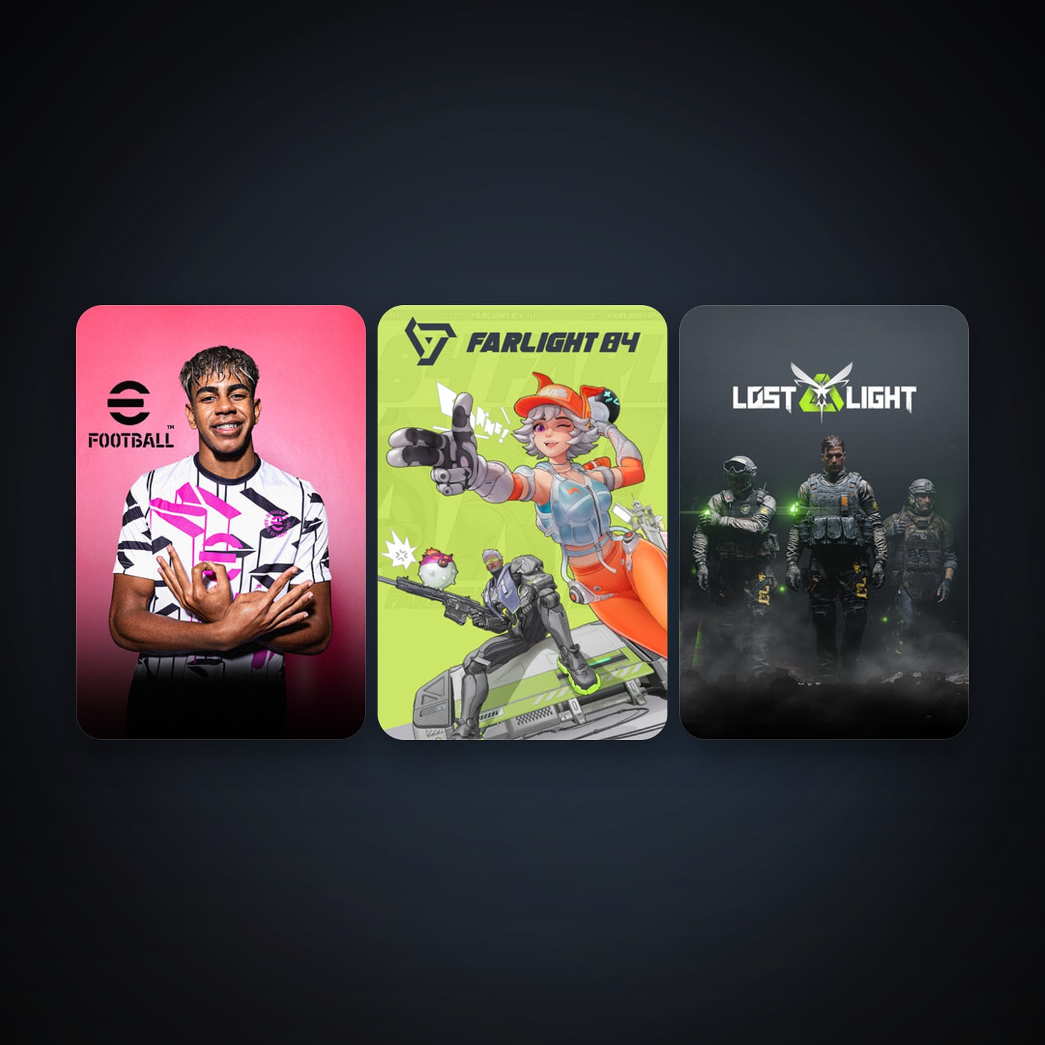 eFootball 2024 + Lost Light, 7 games, clean — HabibiAccounts