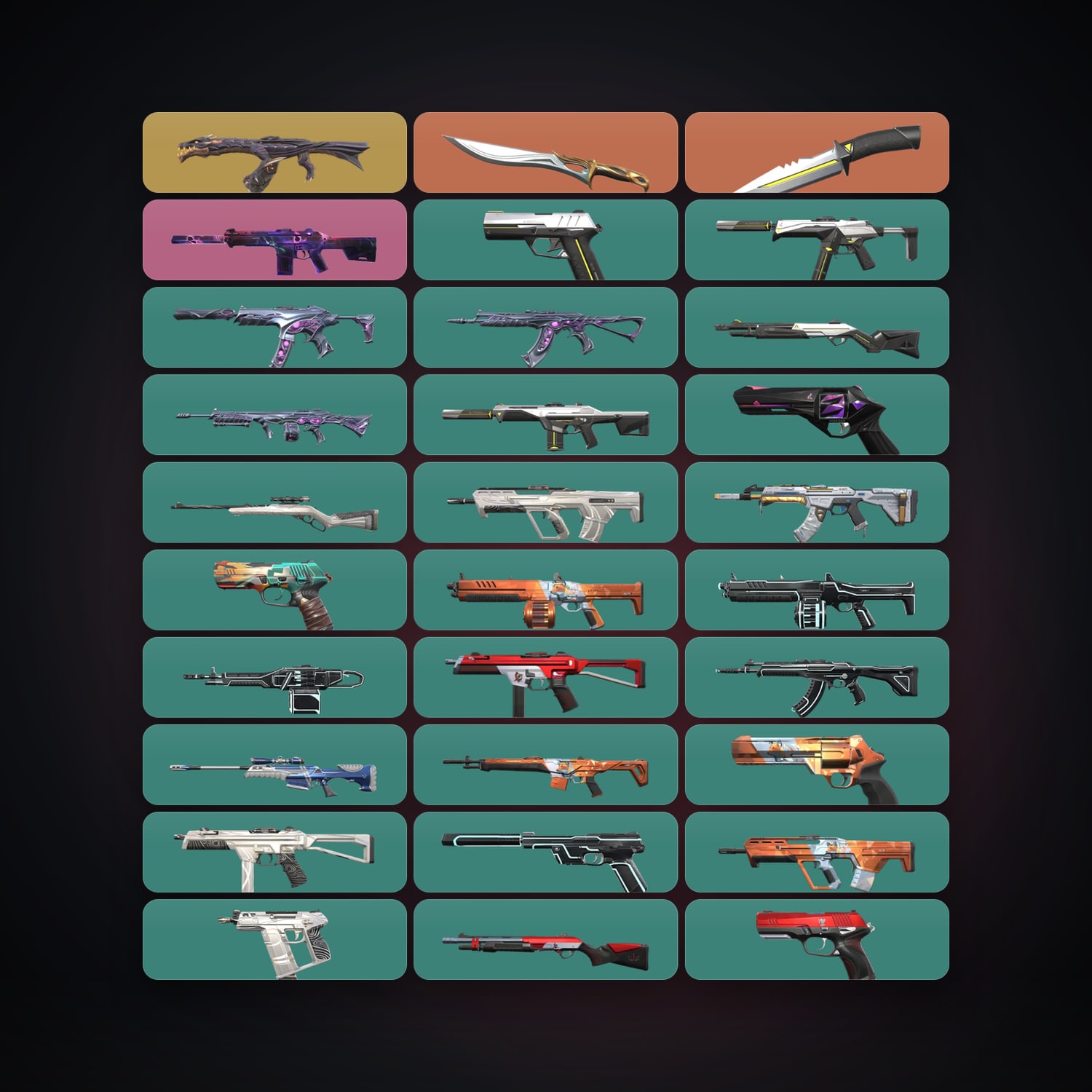 EU Gold 3 locker — 2 knives, 30 skins, lvl 46 — HabibiAccounts