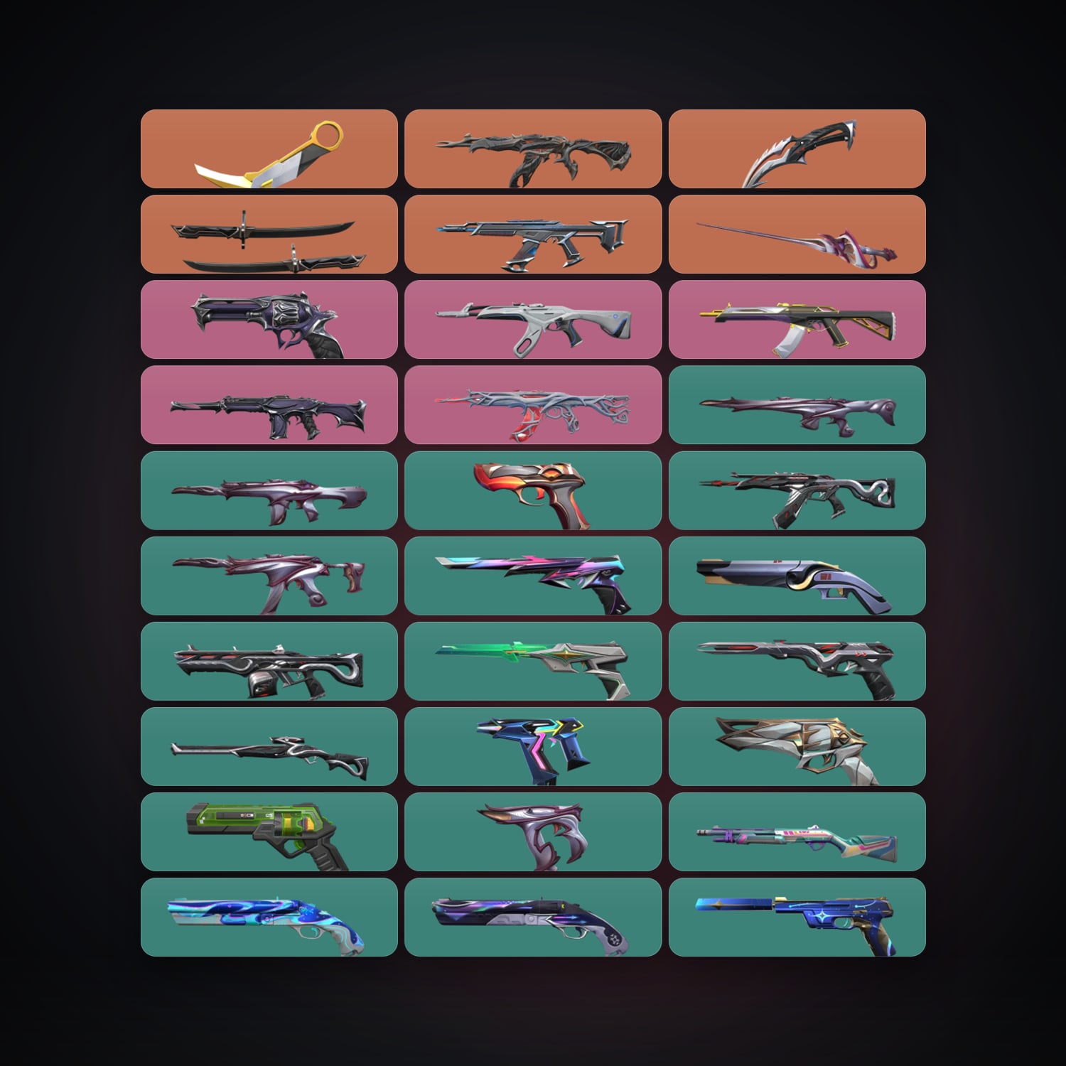 BR Gold 1 locker — 4 knives, 48 skins, lvl 311 — HabibiAccounts