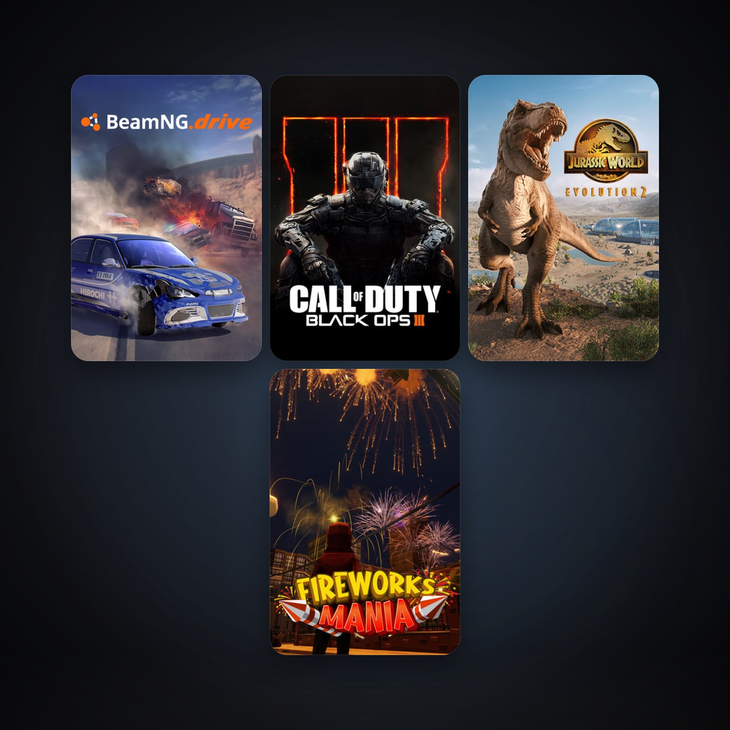 BeamNG.drive + Call of Duty: Black Ops III, 10 games, clean — HabibiAccounts