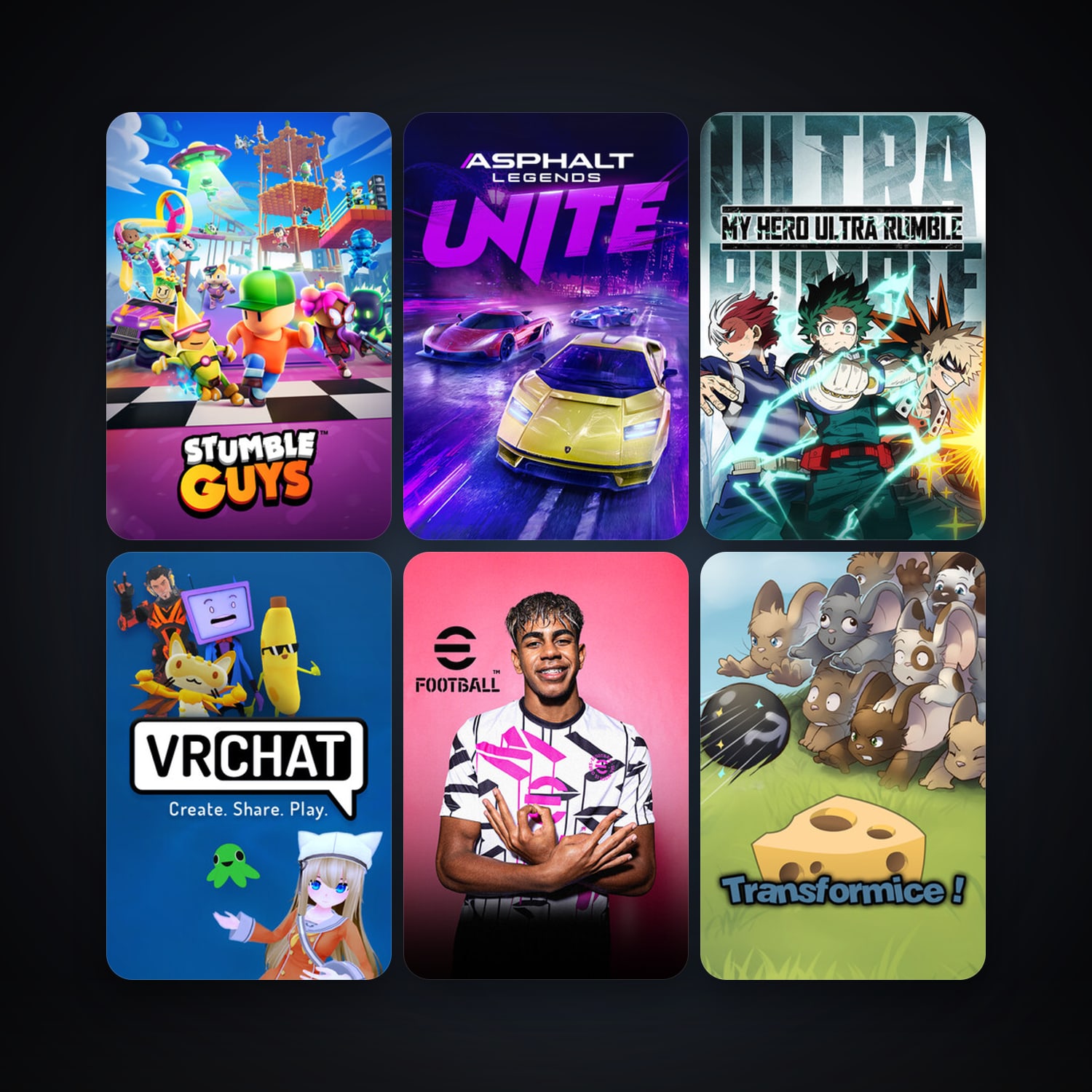 Transformice + VRChat, 12 games, clean — HabibiAccounts