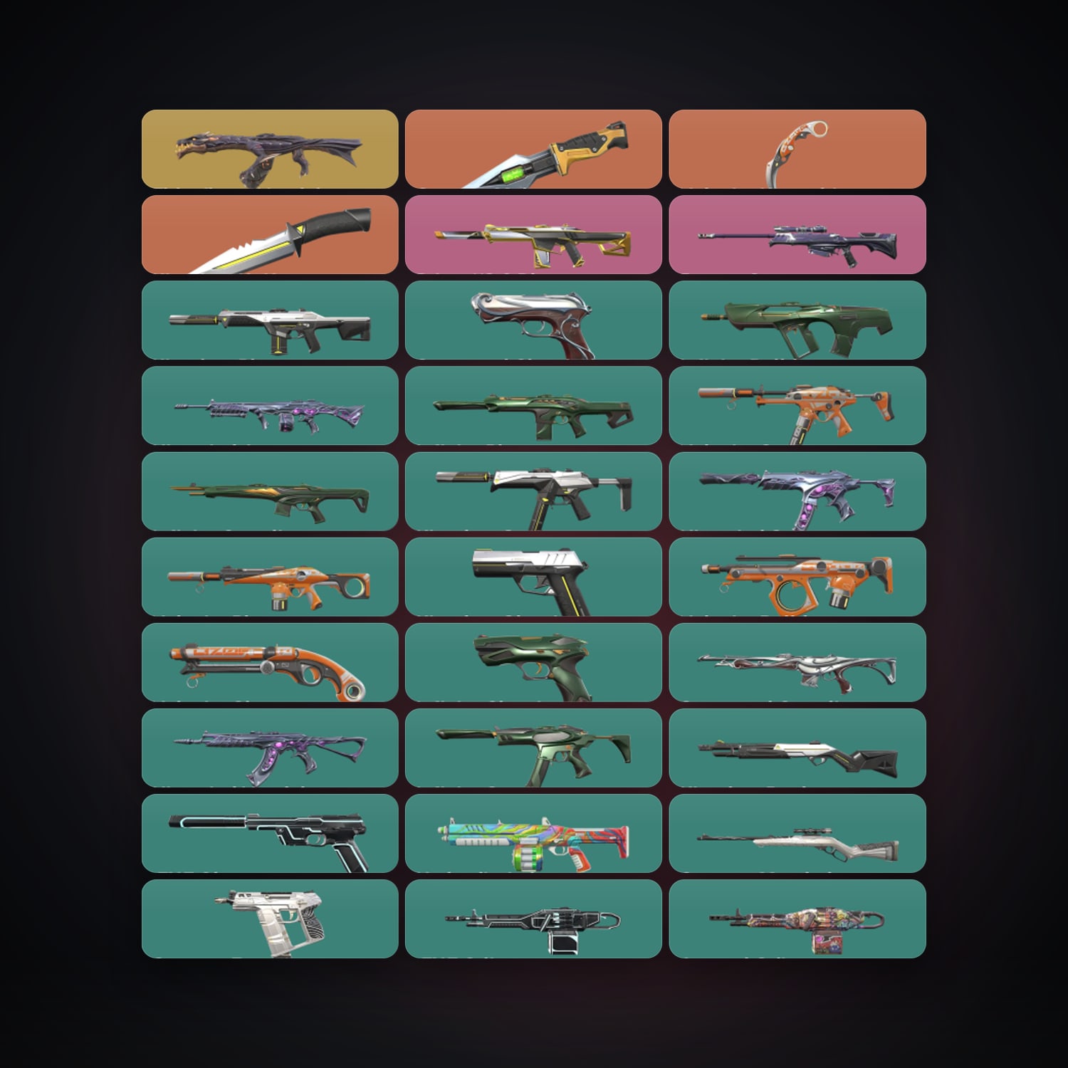 EU Gold 2 locker — 3 knives, 69 skins, lvl 145 — HabibiAccounts