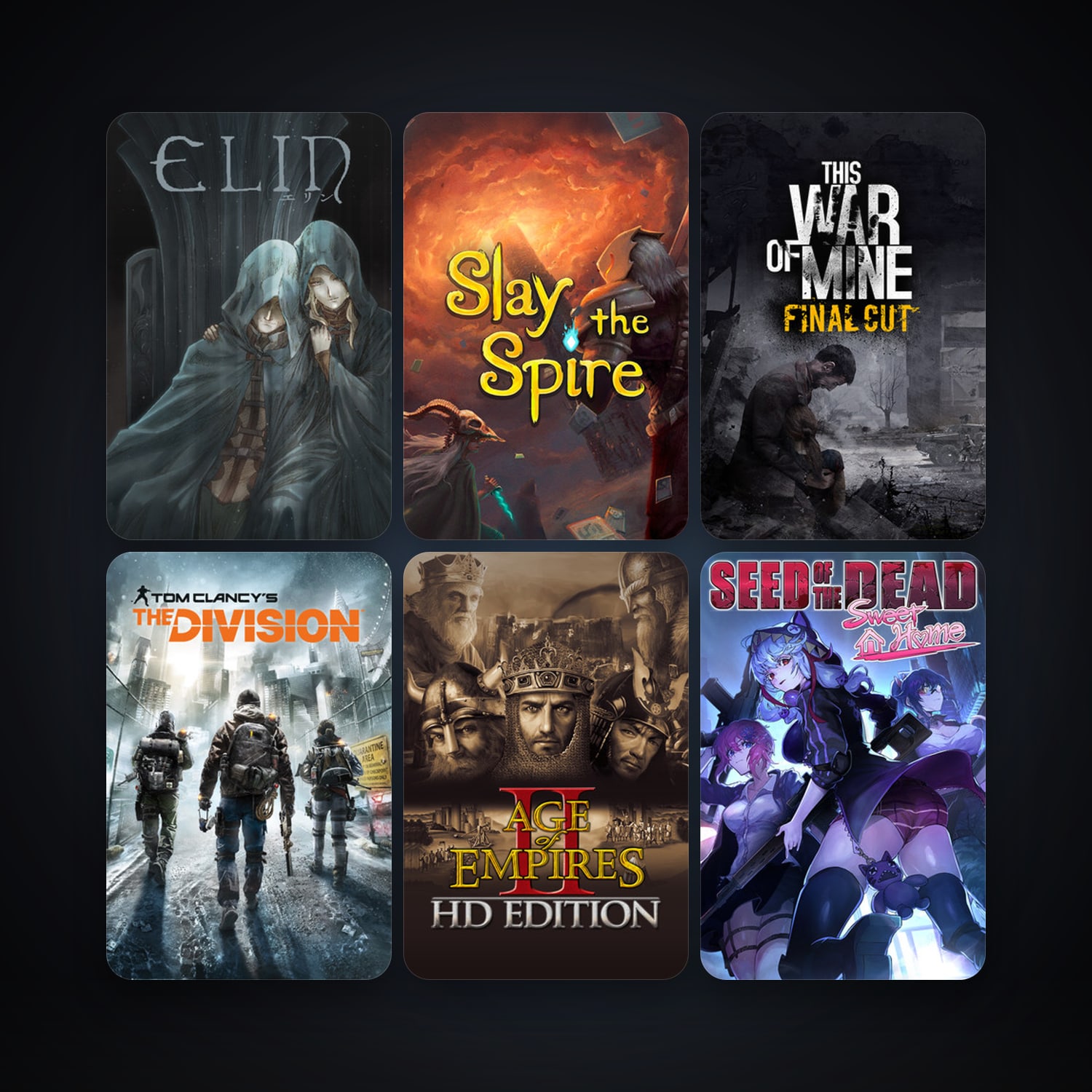 Age of Empires II + This War of Mine, 47 games, Steam 10, clean — HabibiAccounts