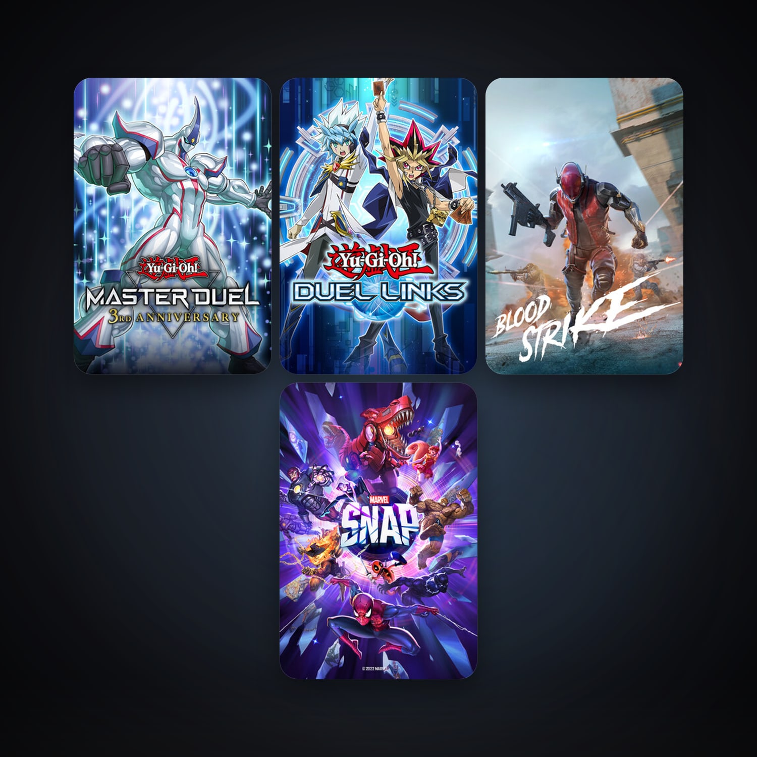 Yu-Gi-Oh! Duel Links + Yu-Gi-Oh! Master Duel, 5 games, clean — HabibiAccounts