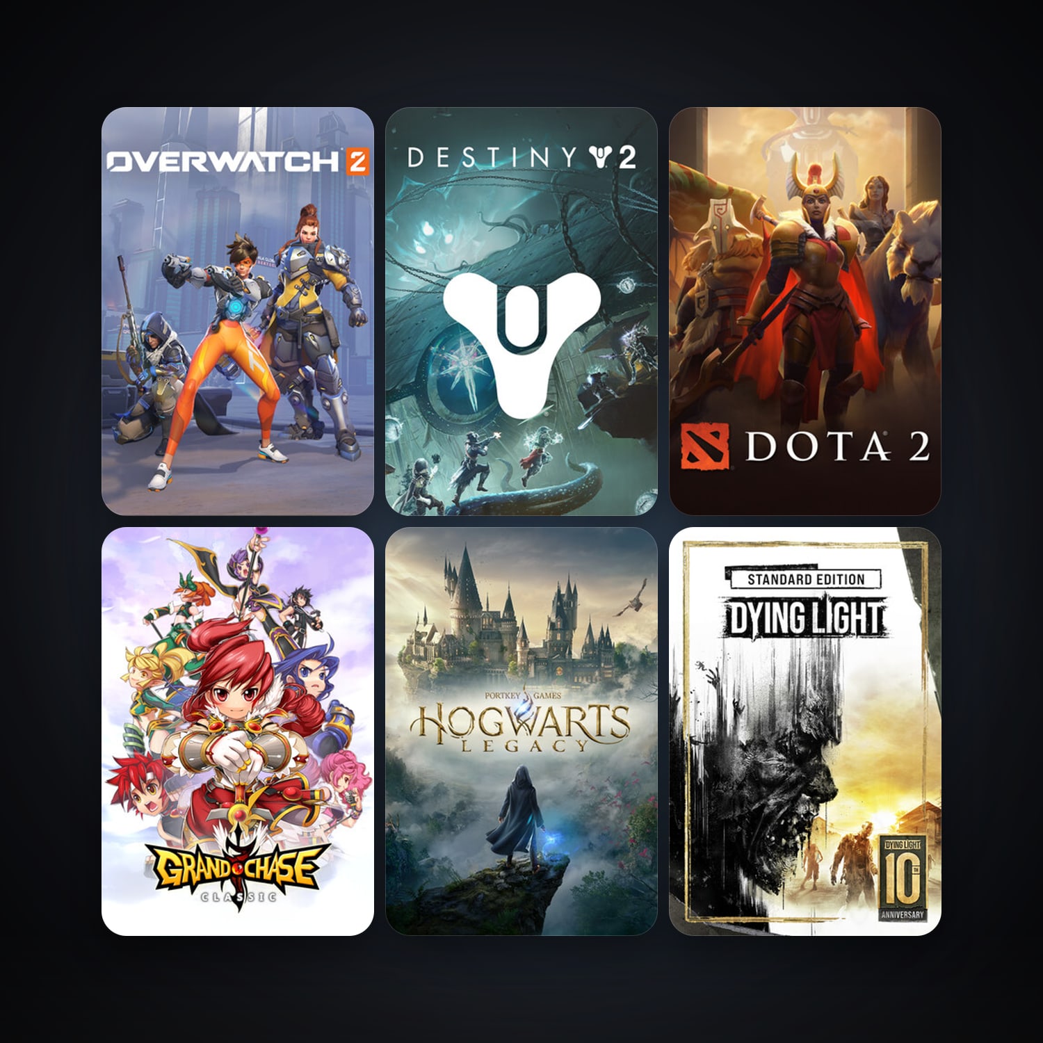 DC Universe Online + Dying Light, 205 games, clean — HabibiAccounts