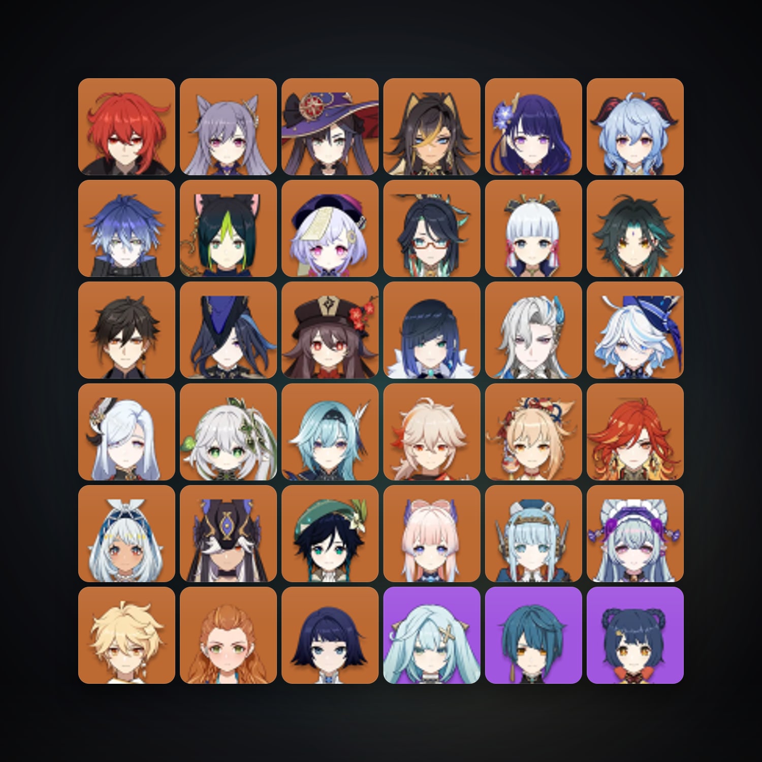 Genshin Impact | AR 60 | 81 Chars | 30× 5★ — HabibiAccounts
