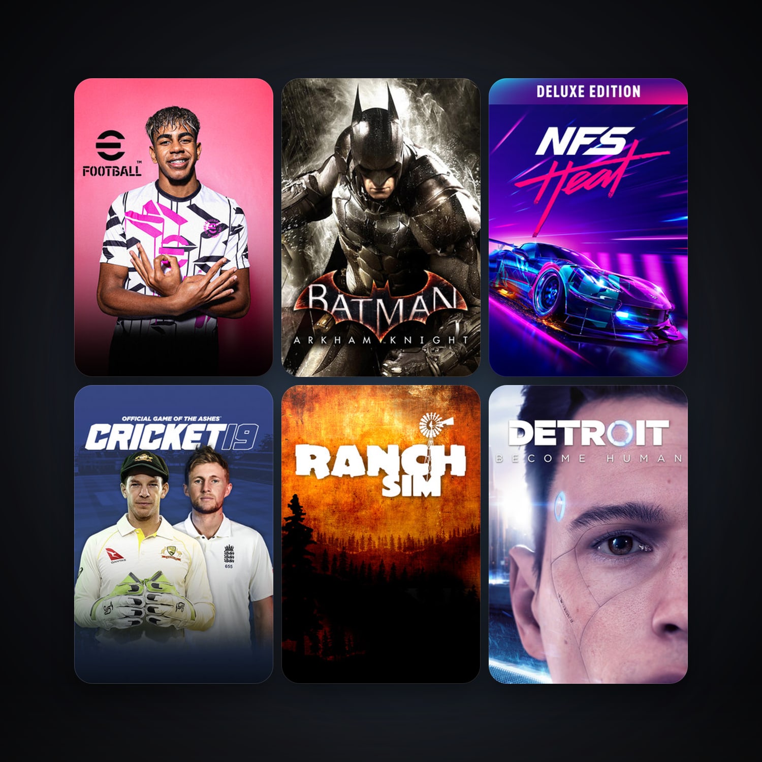 Free CS2 (No Prime) + Batman: Arkham Knight, 30 games, clean — HabibiAccounts