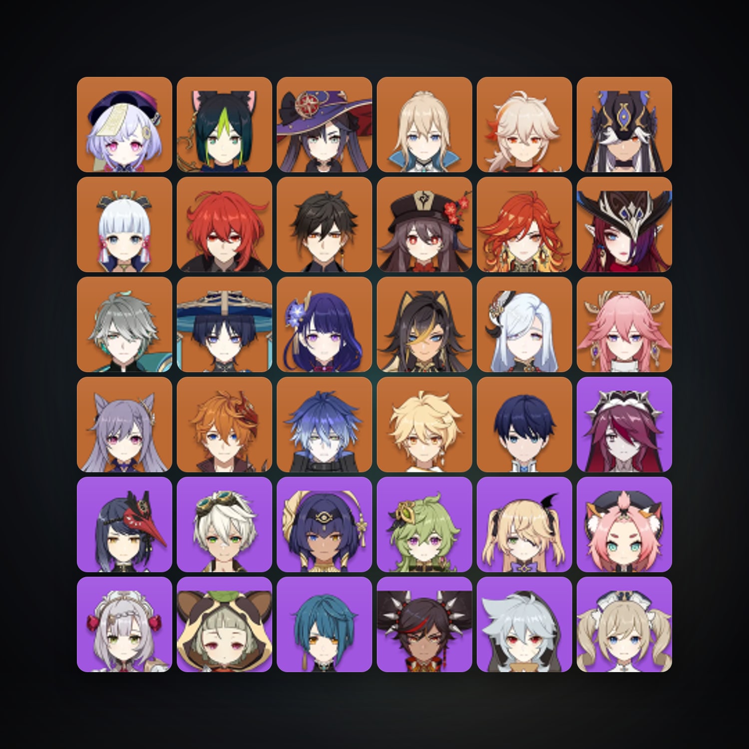 Genshin Impact | AR 57 | 64 Chars | 21× 5★ — Genshin / miHoYo Account — HabibiAccounts
