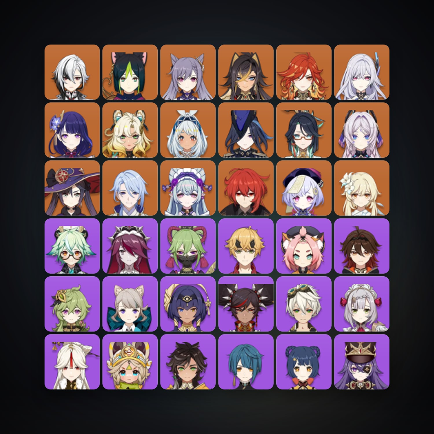 Genshin Impact | AR 57 | 63 Chars | 17× 5★ — HabibiAccounts