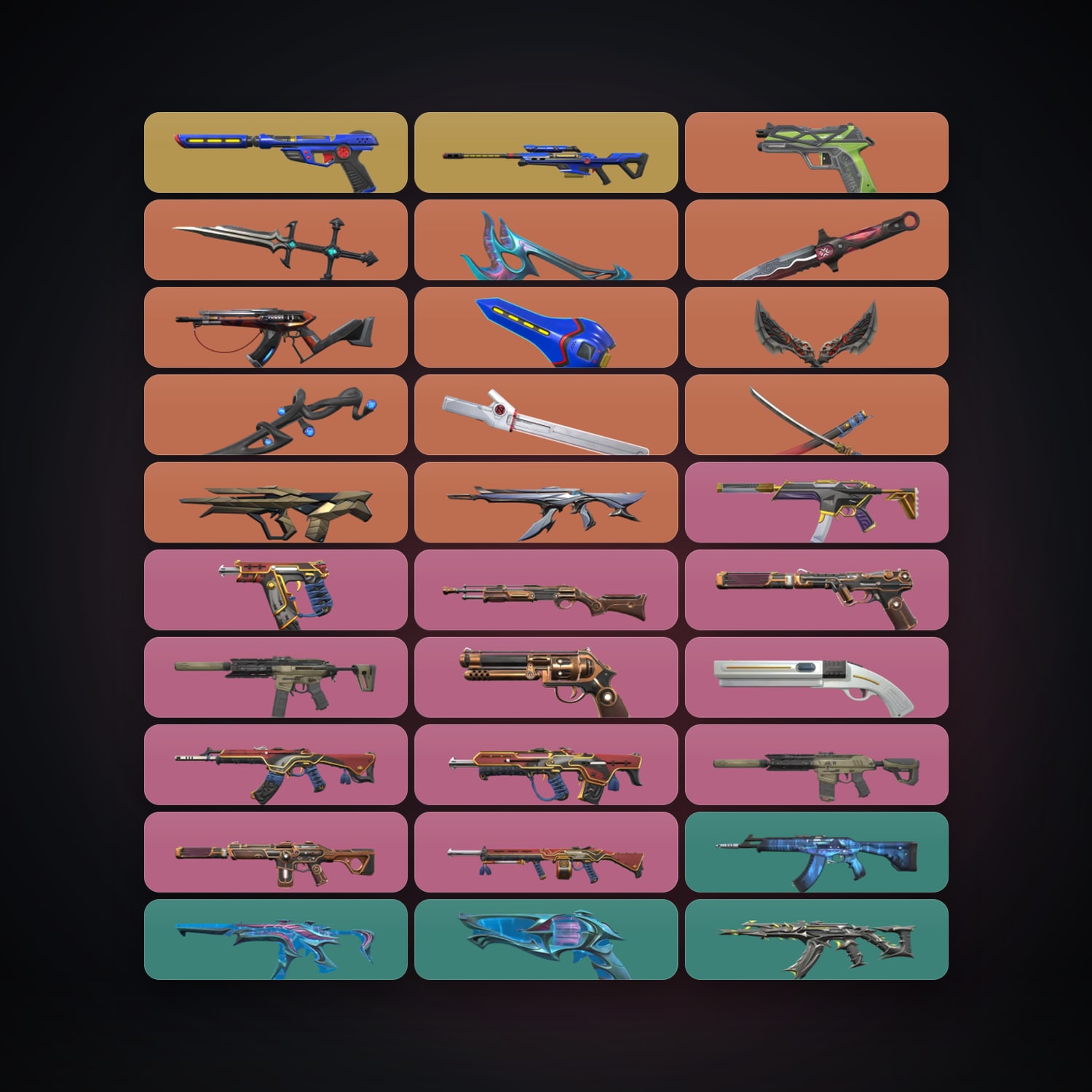NA Silver 2 locker — 8 knives, 52 skins, lvl 50 — HabibiAccounts