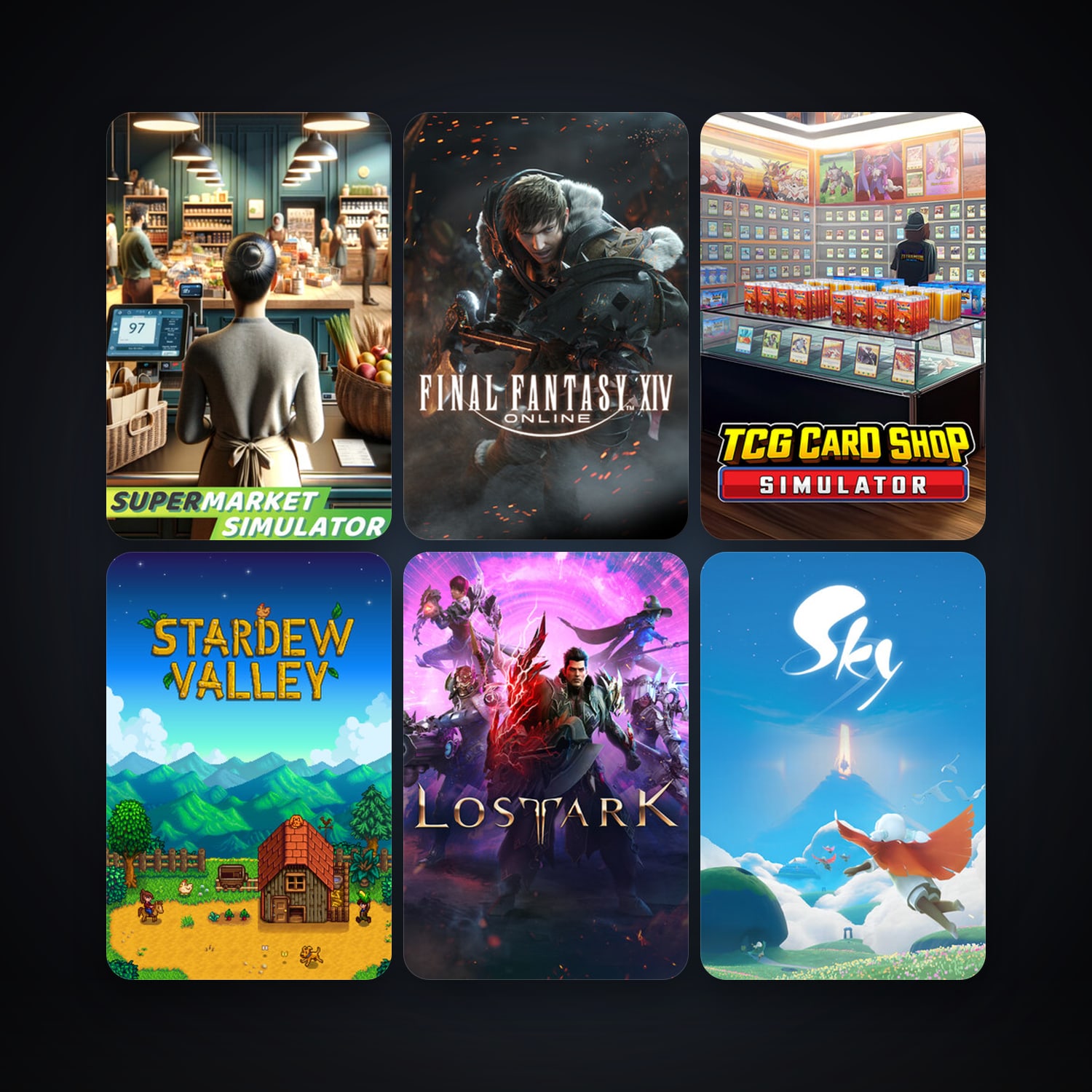 FINAL FANTASY XIV Online + Stardew Valley, 21 games, clean — HabibiAccounts