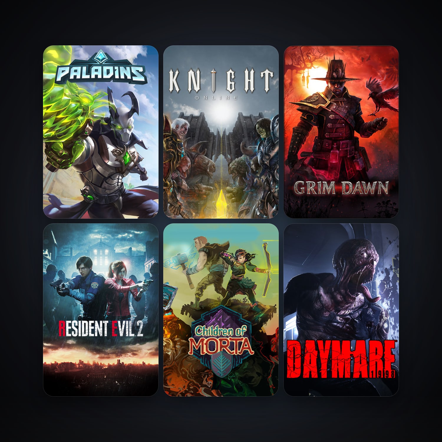 Grim Dawn + Path of Exile, 40 games, clean — HabibiAccounts