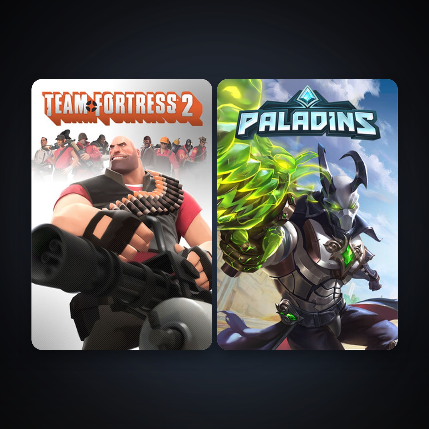 Team Fortress 2 + Paladins, 2 games, clean — HabibiAccounts