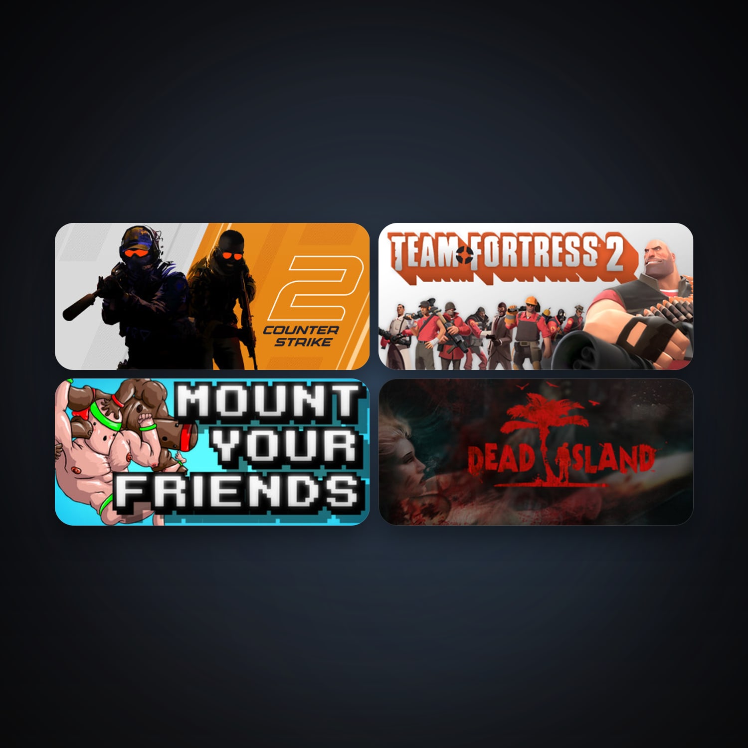 Team Fortress 2 + CS2 Prime, 6 games, clean — HabibiAccounts