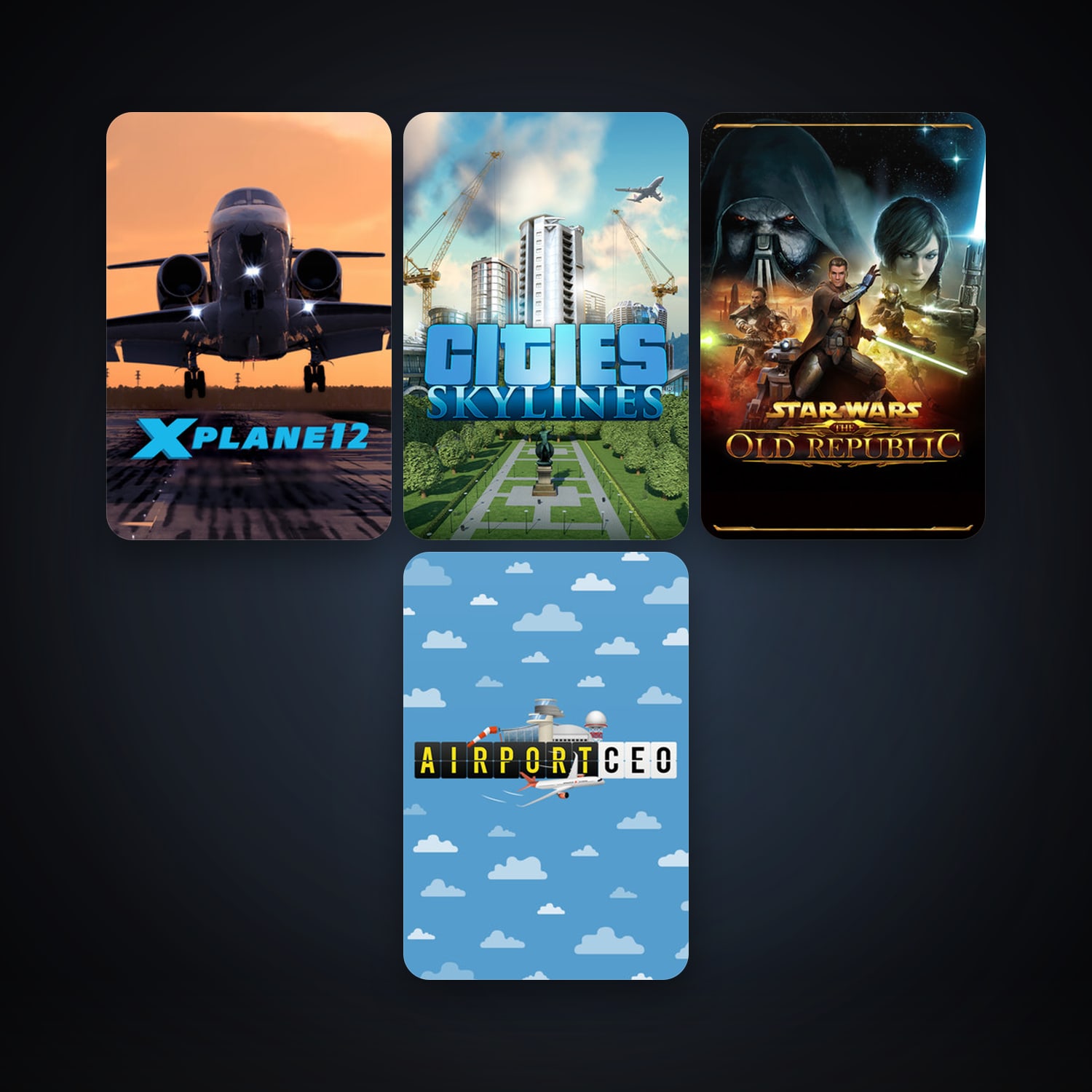 DCS World Steam Edition + Cities: Skylines, 7 games, clean — HabibiAccounts