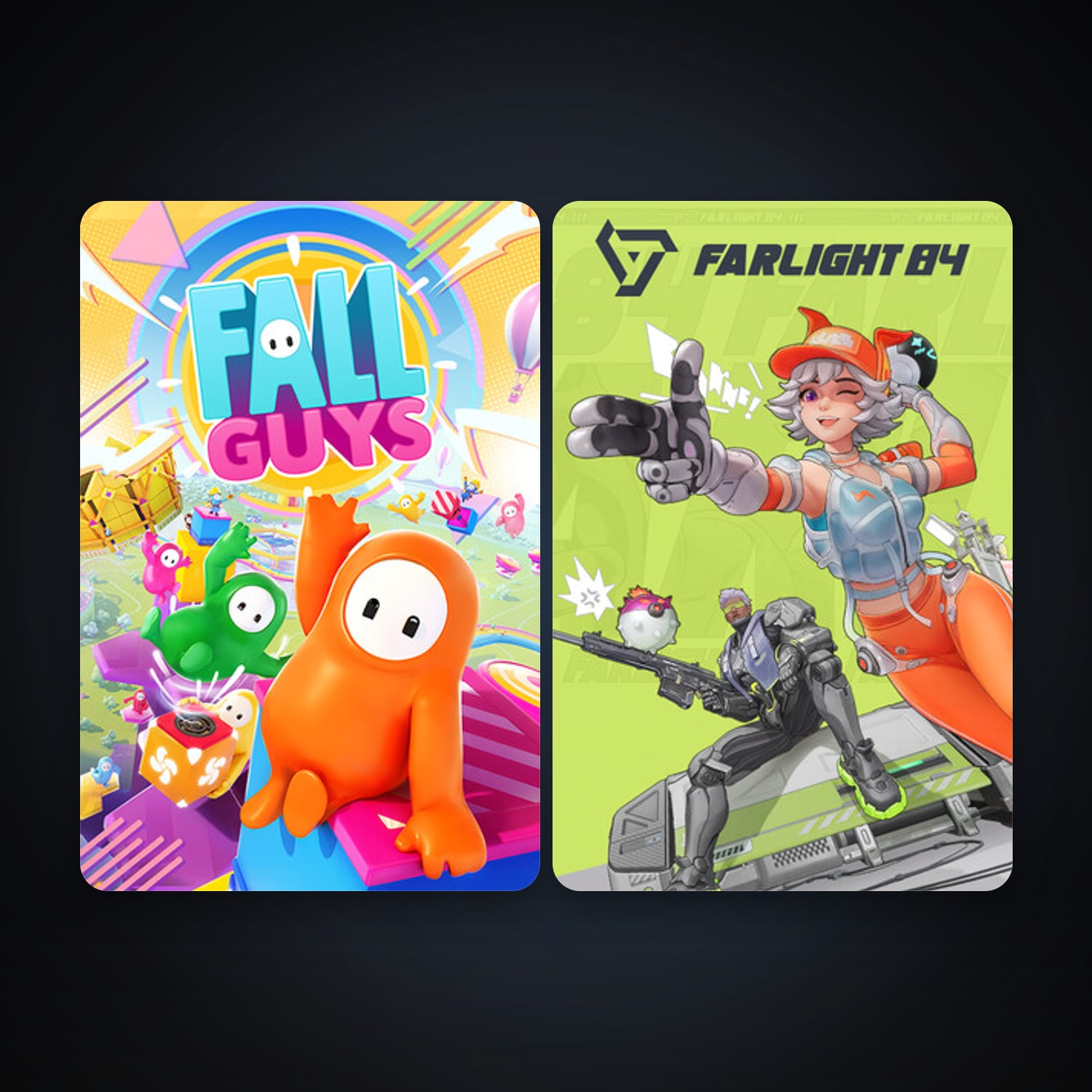 Fall Guys + Farlight 84, 2 games, clean — HabibiAccounts