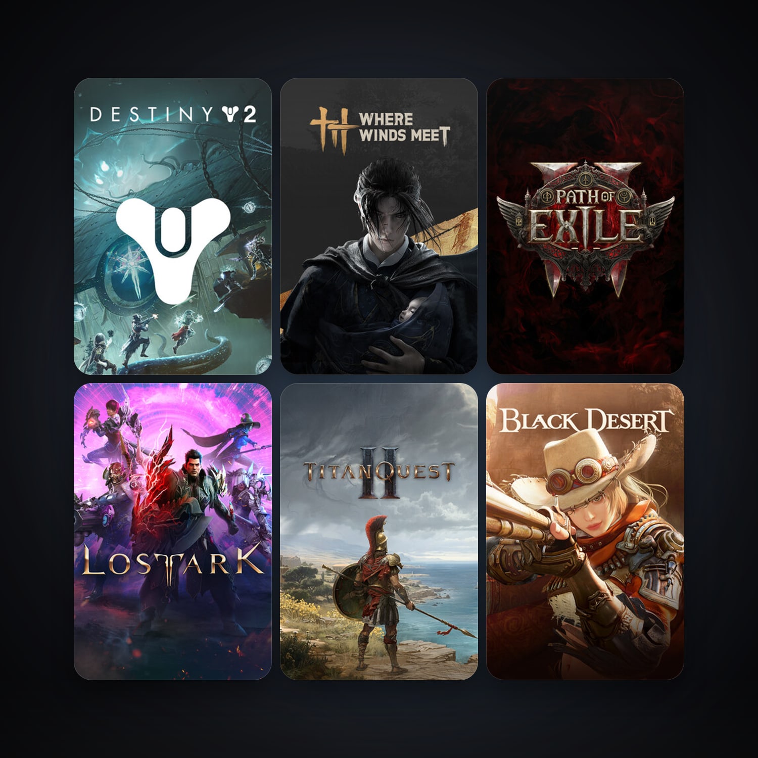 Black Desert Online + Destiny 2, 10 games, clean — HabibiAccounts