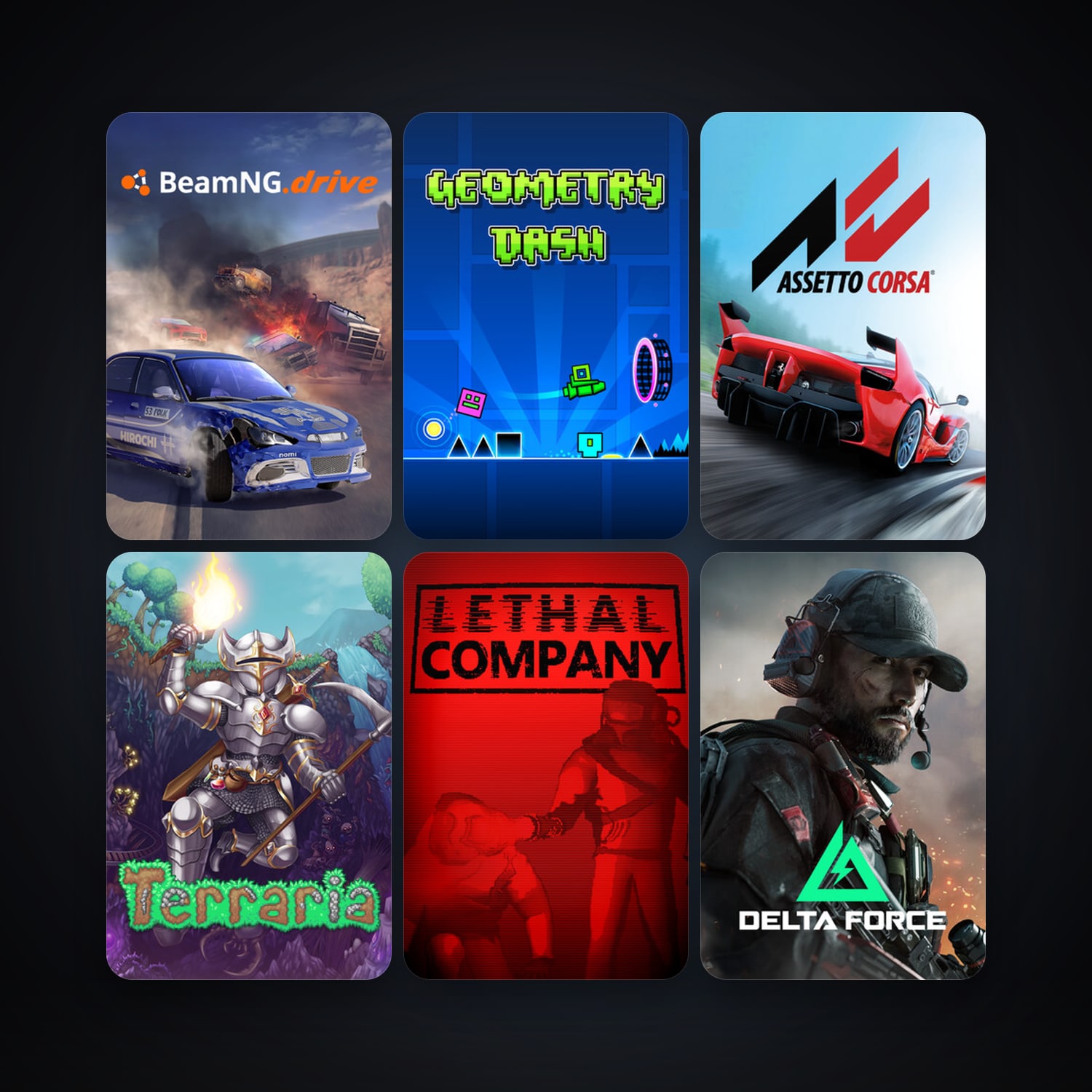 Terraria + Assetto Corsa, 10 games, clean — HabibiAccounts