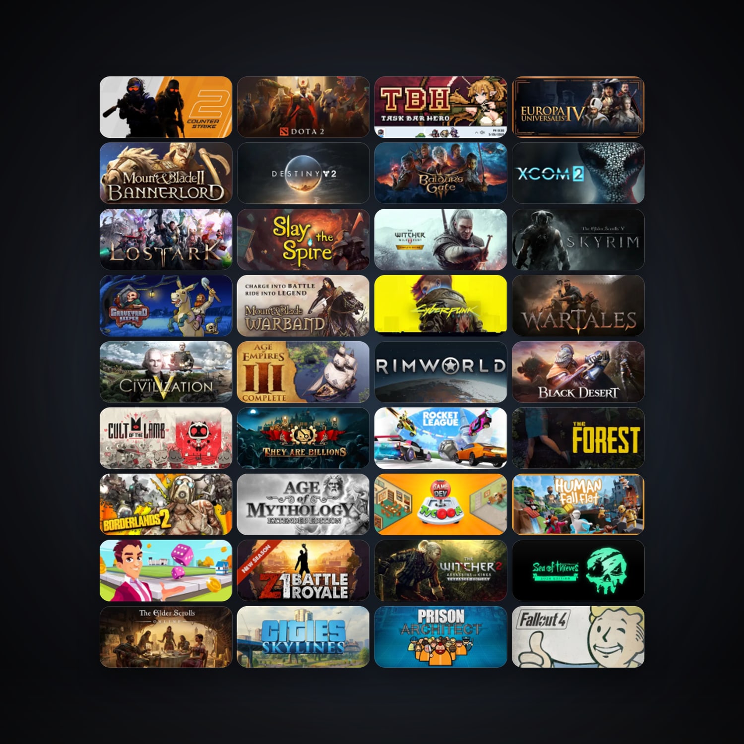 Steam 219 games, Steam 15, clean — HabibiAccounts