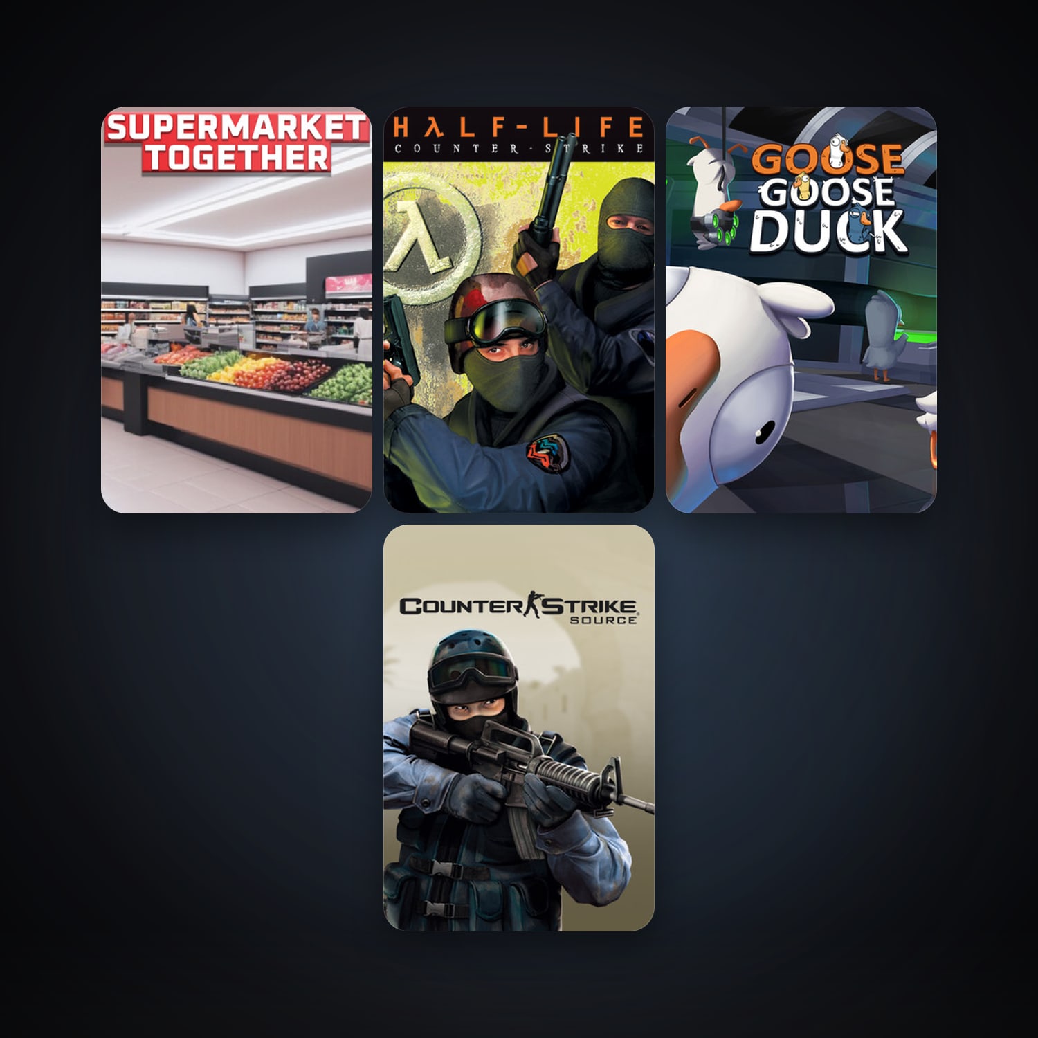 Counter-Strike + Counter-Strike: Source, 10 games, clean — HabibiAccounts