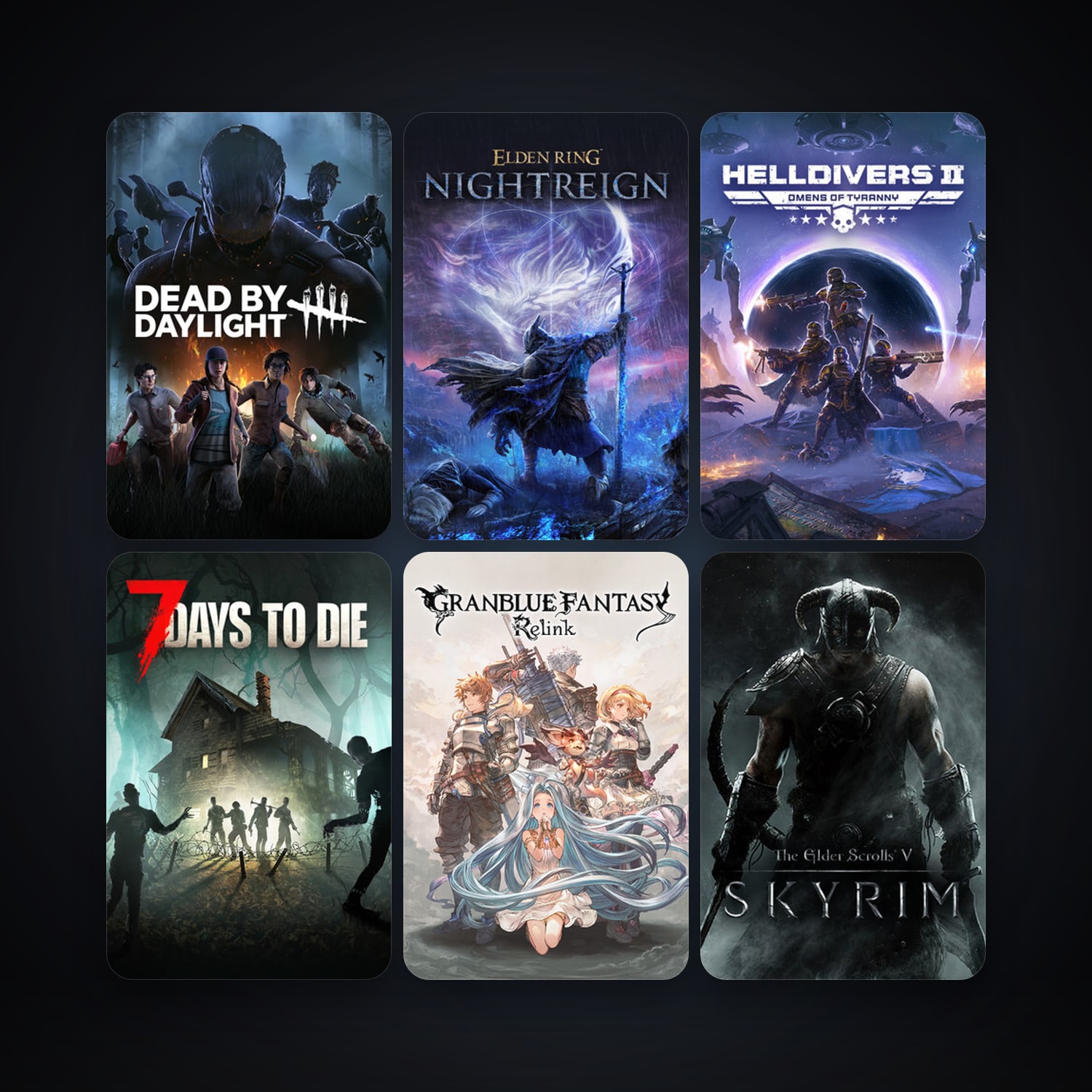 The Elder Scrolls V: Skyrim + 7 Days to Die, 96 games, clean — HabibiAccounts