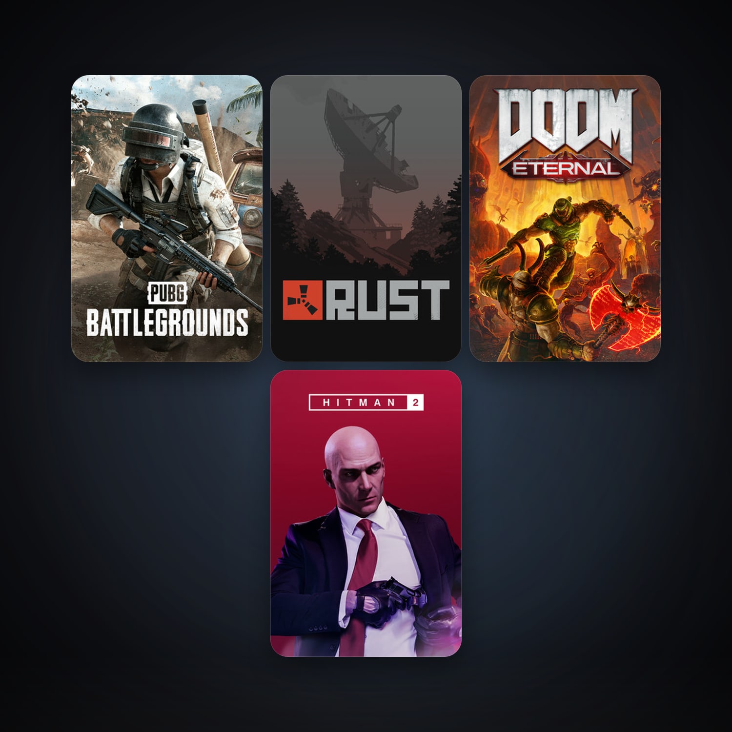 Rust + PUBG: BATTLEGROUNDS, 6 games, clean — HabibiAccounts
