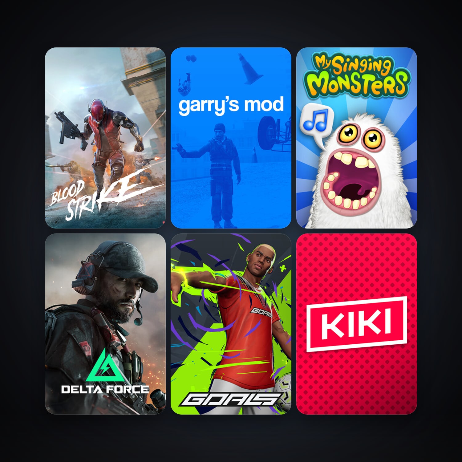 Garry's Mod + My Singing Monsters, 17 games, clean — HabibiAccounts