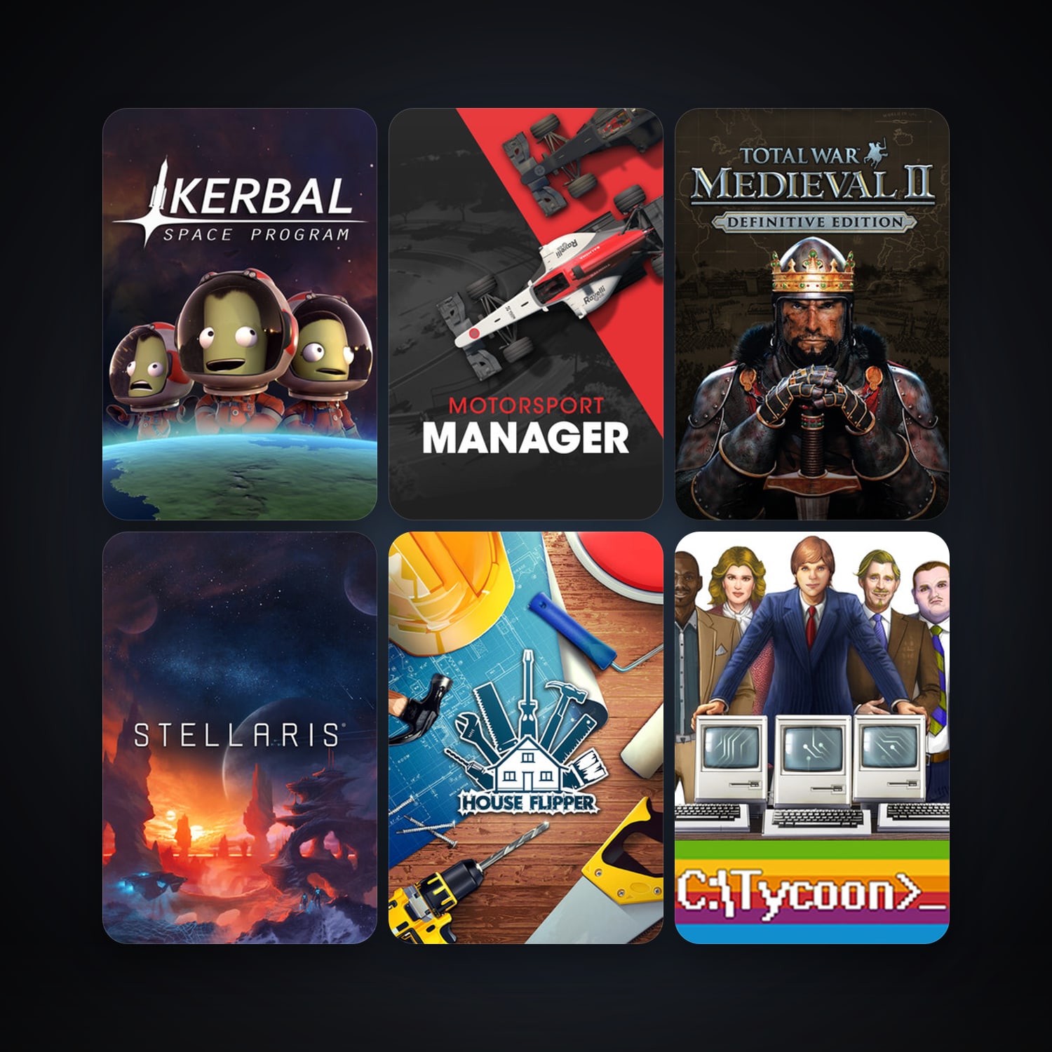 Medieval II: Total War + Kerbal Space Program, 40 games, Steam 10, clean — HabibiAccounts