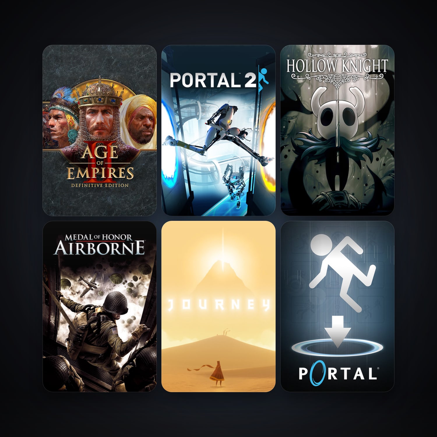 Portal + Portal 2, 52 games, clean — HabibiAccounts