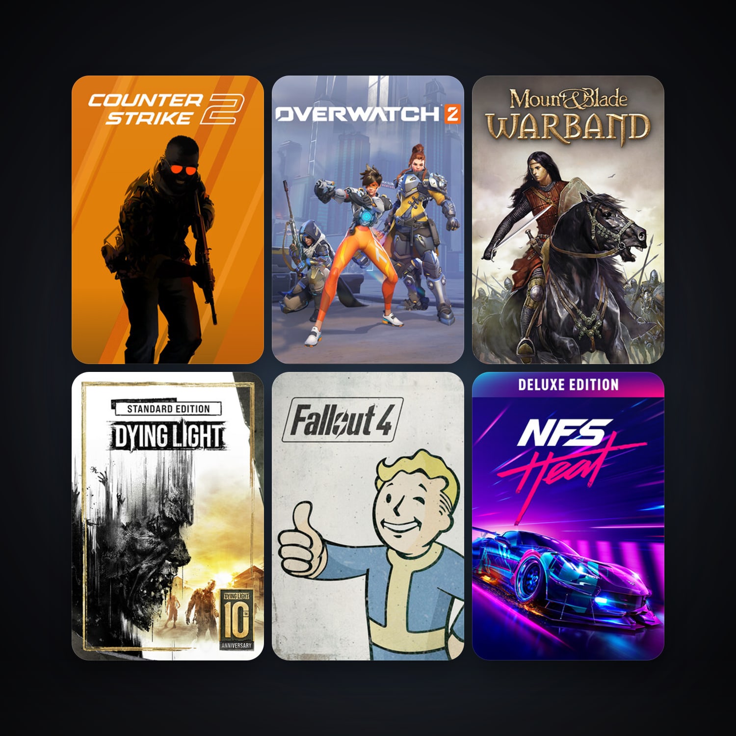 CS2 Prime + Mount & Blade: Warband, 69 games, Steam 13, clean — HabibiAccounts