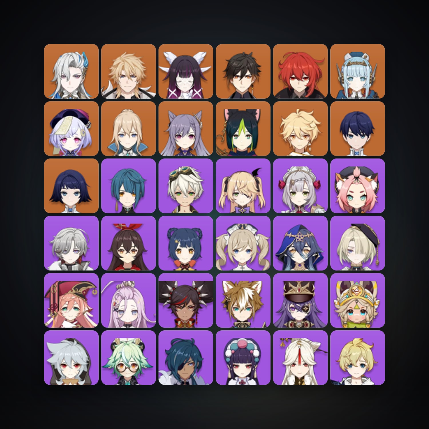 Genshin Impact | AR 52 | 51 Chars | 10× 5★ — Genshin / miHoYo Account — HabibiAccounts