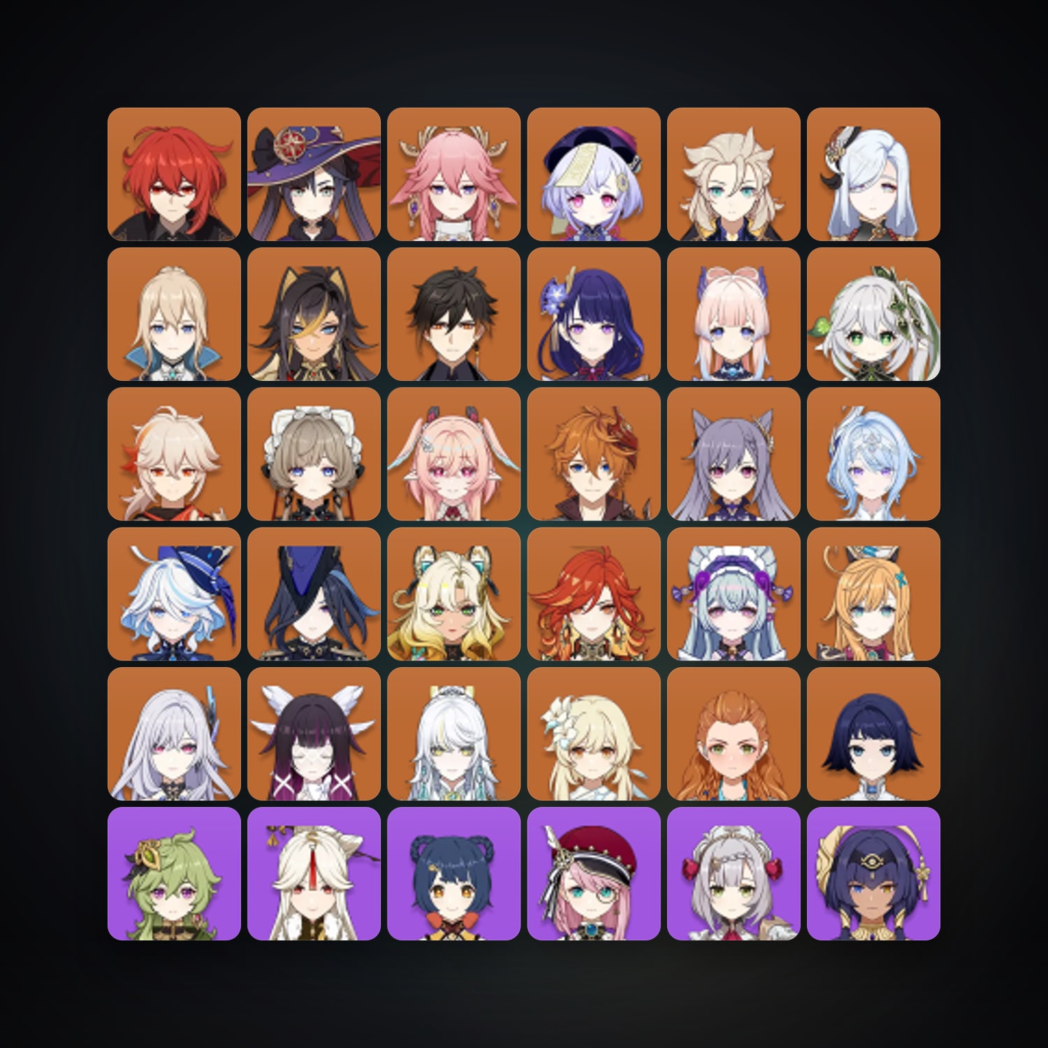 جينشن إمباكت | AR 60 | 79 شخصية | 27× 5★ — HabibiAccounts