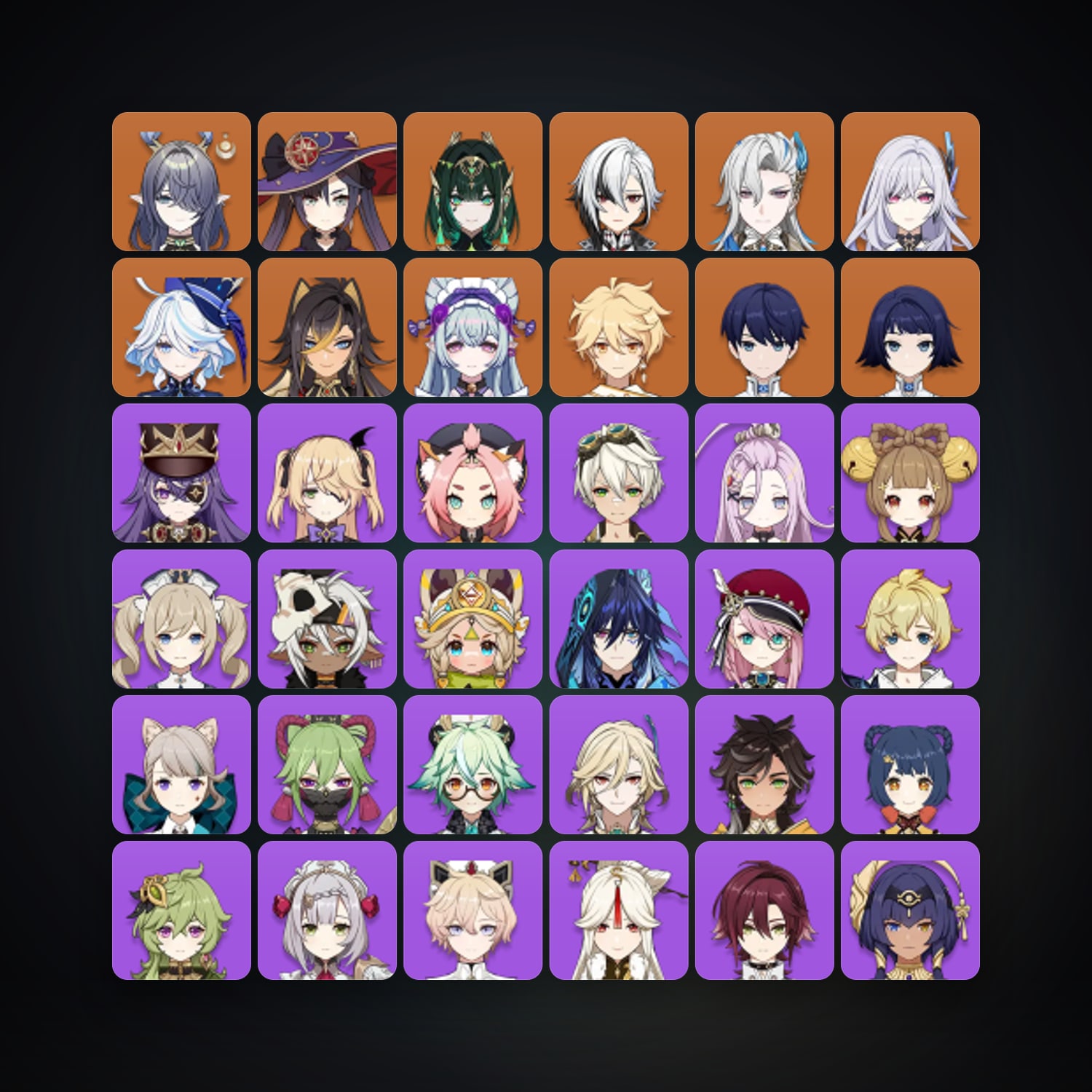 جينشن إمباكت | AR 56 | 50 شخصية | 9× 5★ — HabibiAccounts